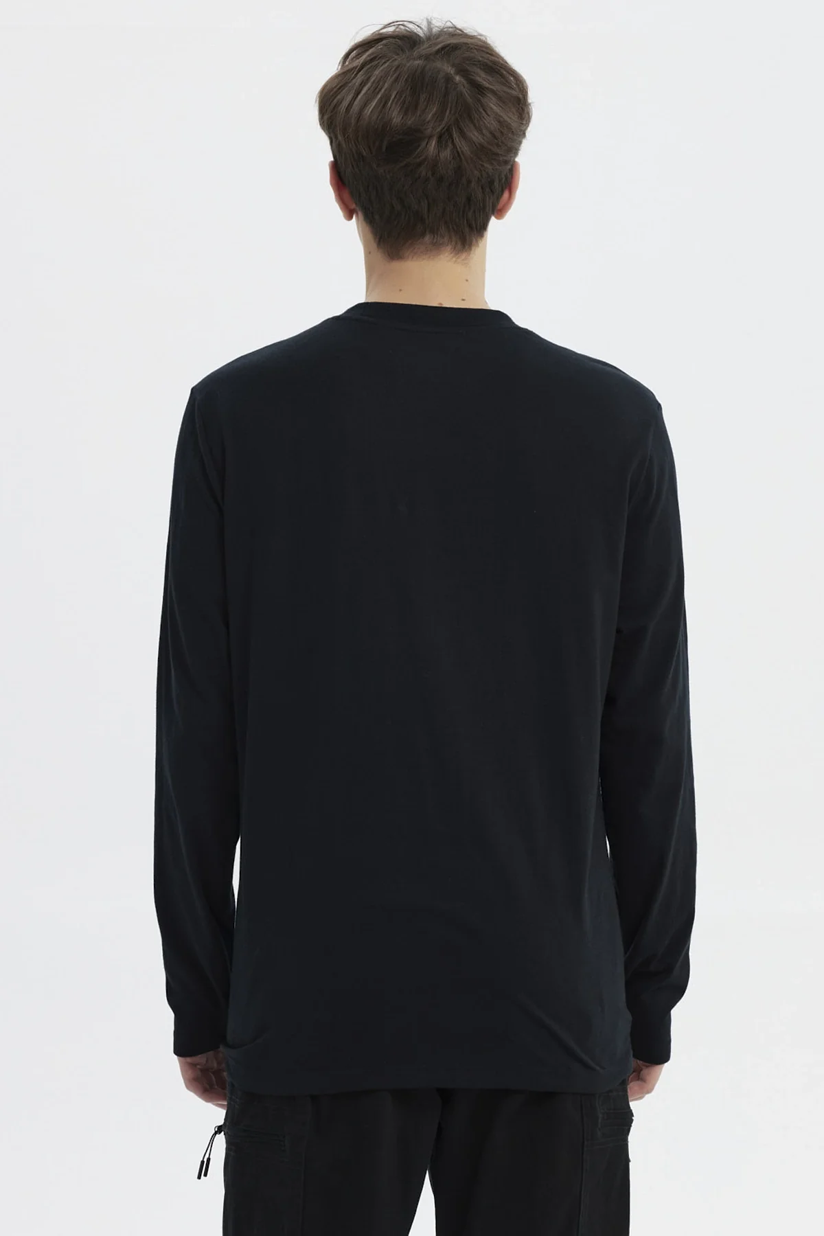 Polera Hombre Slim Negro - Image 3