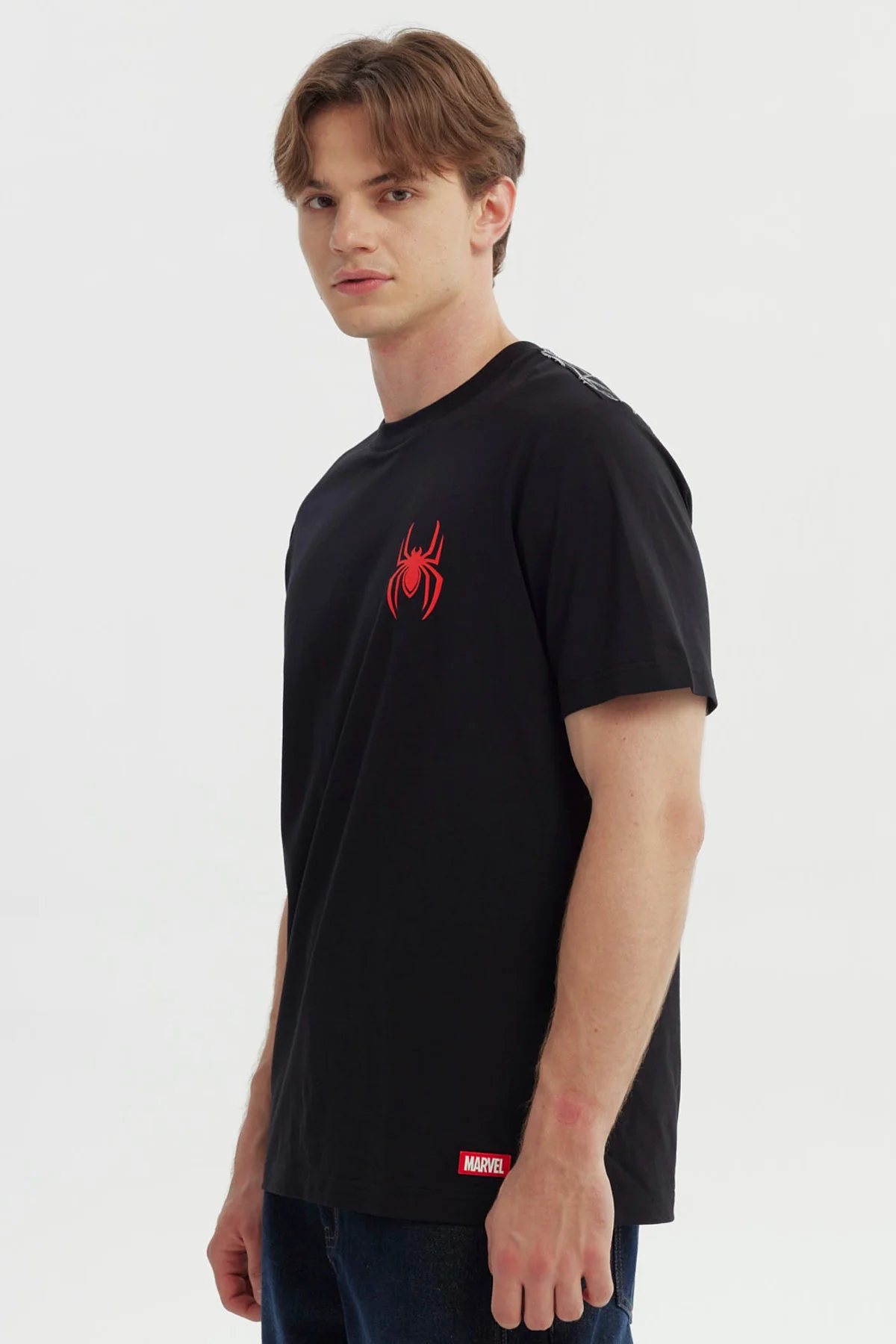 Polera Hombre Spiderman Negro - Image 2