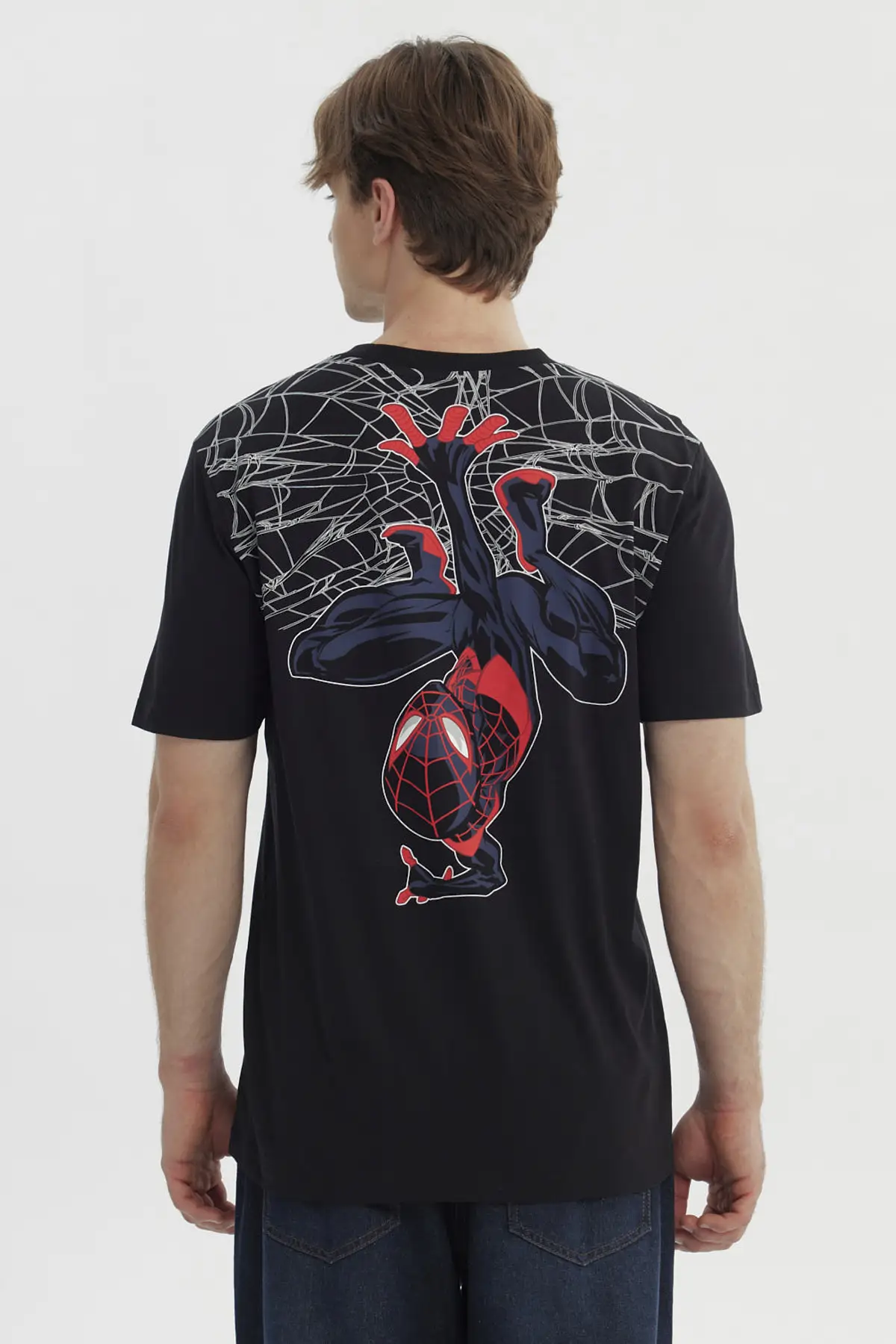 Polera Hombre Spiderman Negro - Image 3