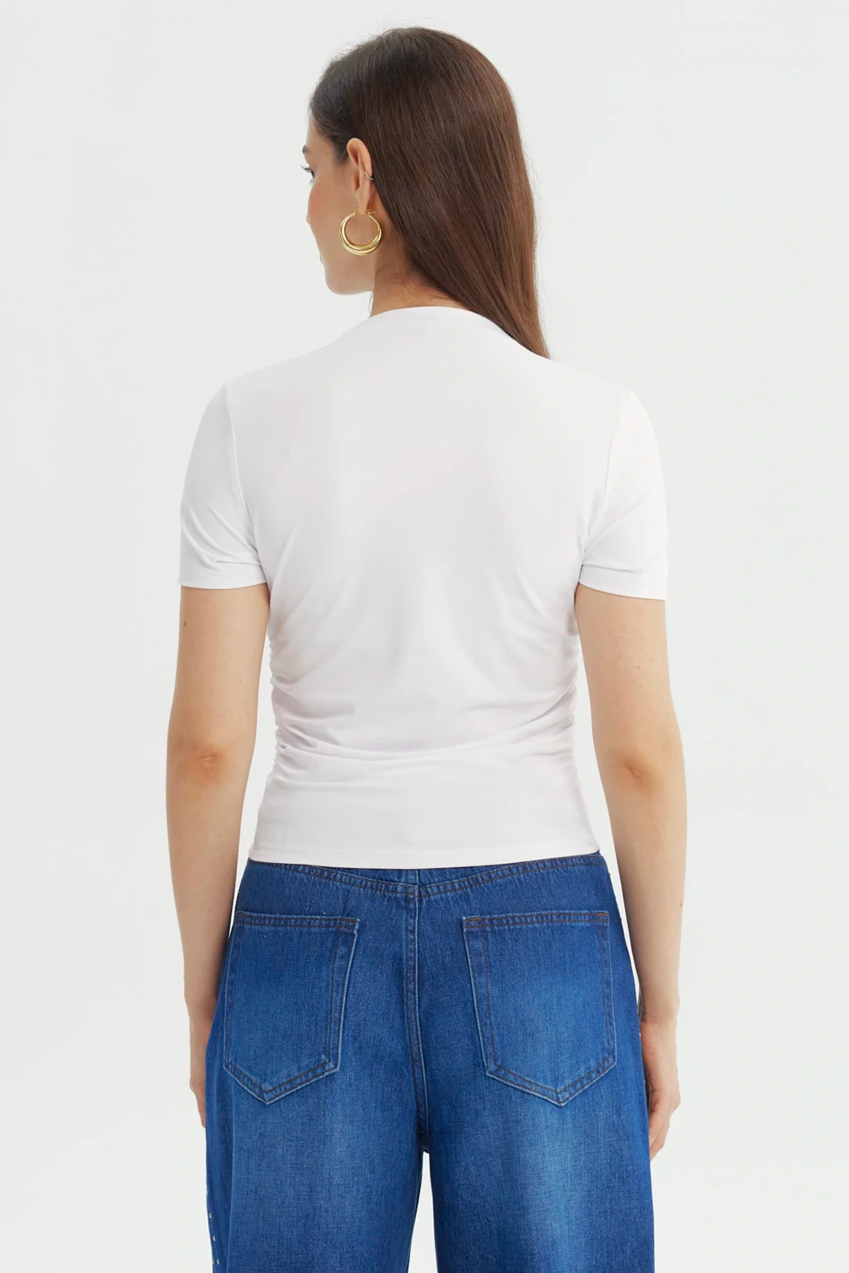 Polera Mujer Ajustado Blanco - Image 3