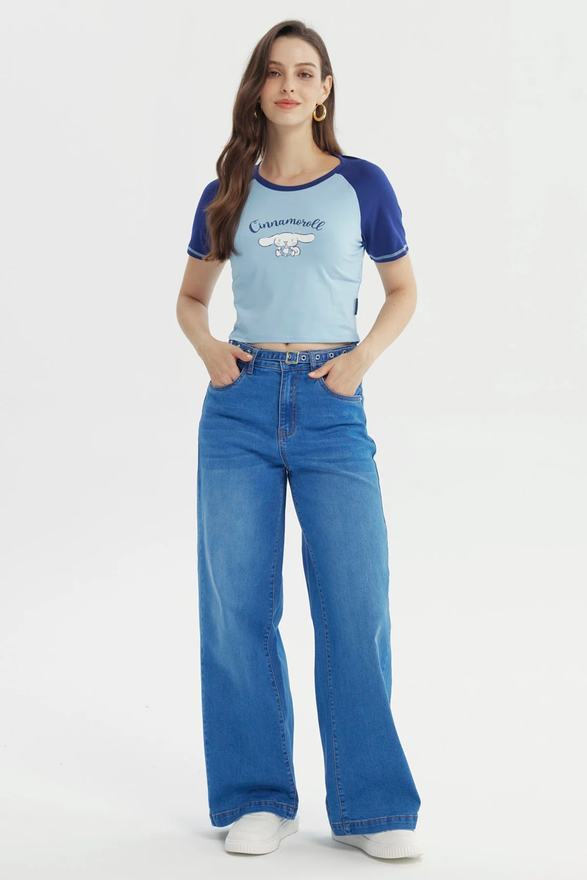 Polera Mujer Cinnamoroll Celeste - Image 4