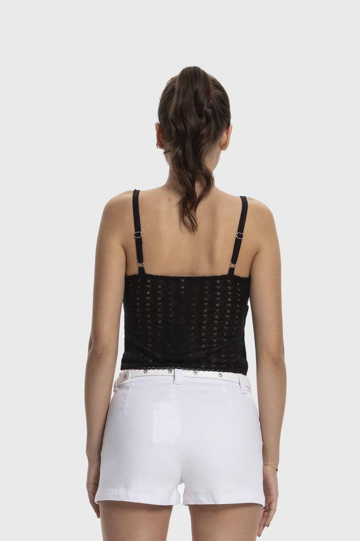Polera Mujer Con Lazo Negro - Image 3