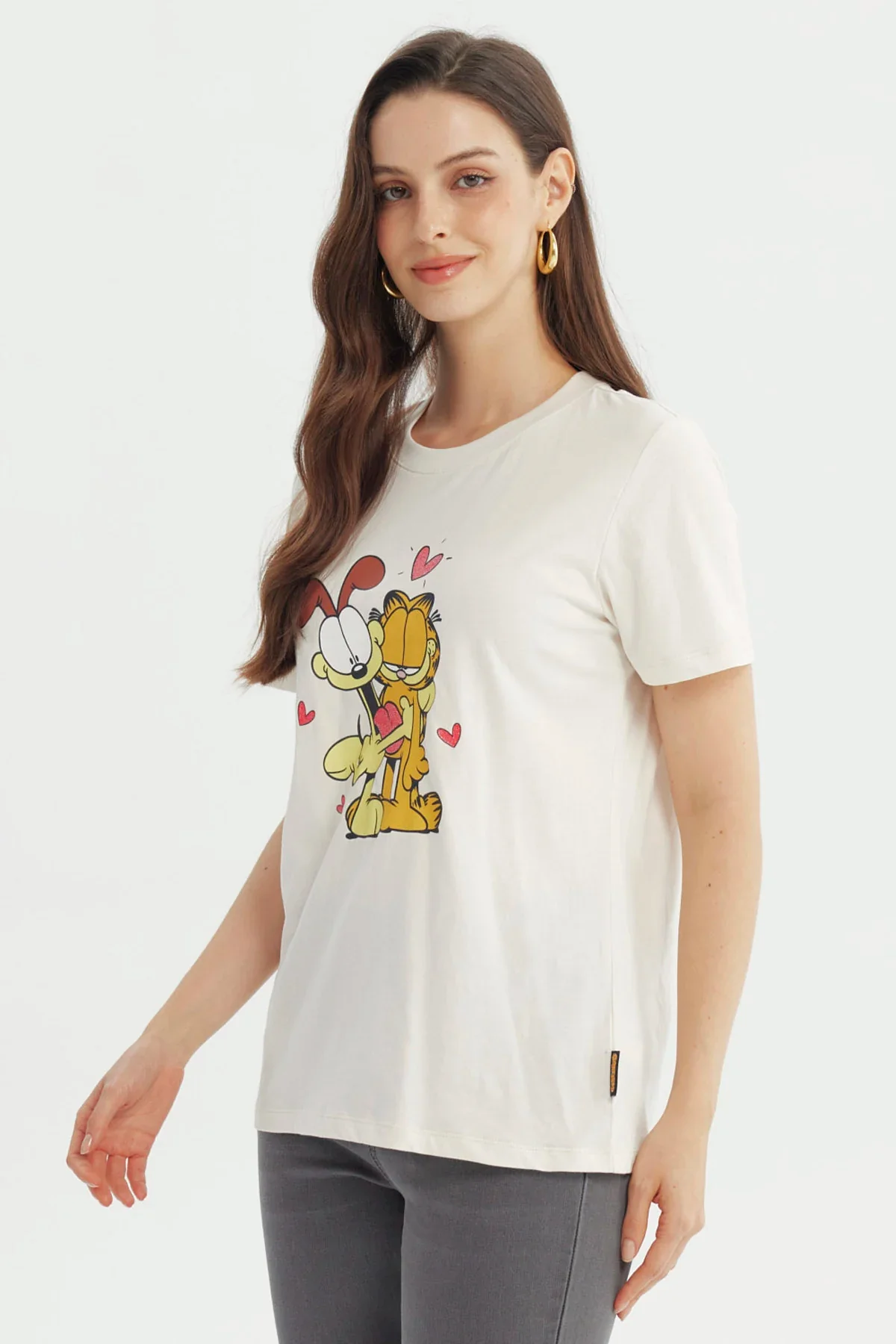 Polera Mujer Garfield Amarillo - Image 2