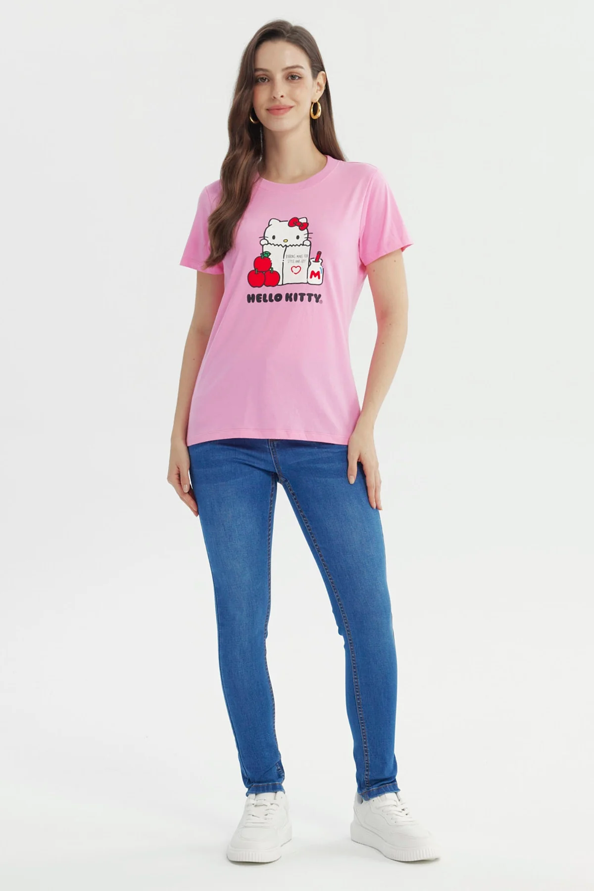 Polera Mujer Hello Kitty Rosado - Image 4