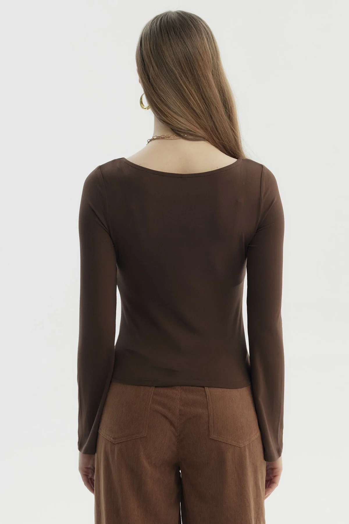 Polera Mujer Juvenil Chocolate - Image 3