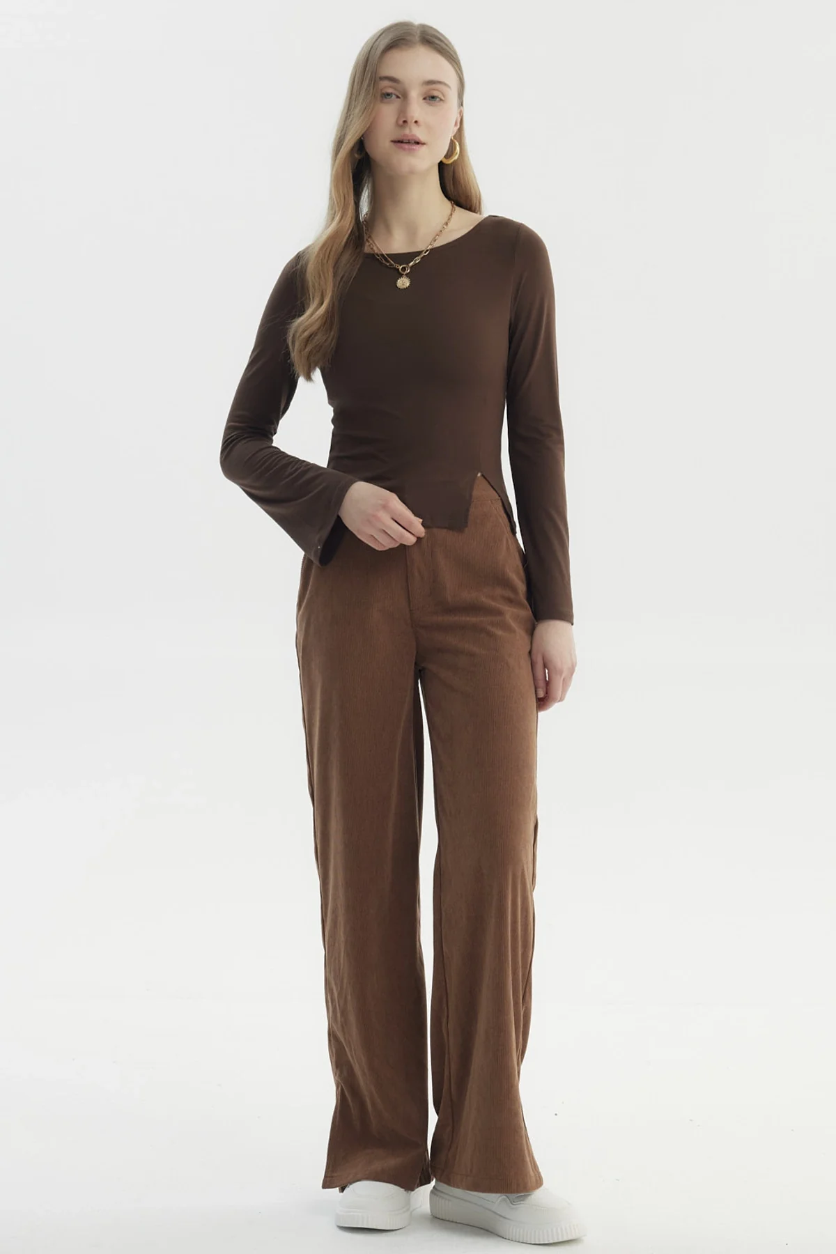 Polera Mujer Juvenil Chocolate - Image 4