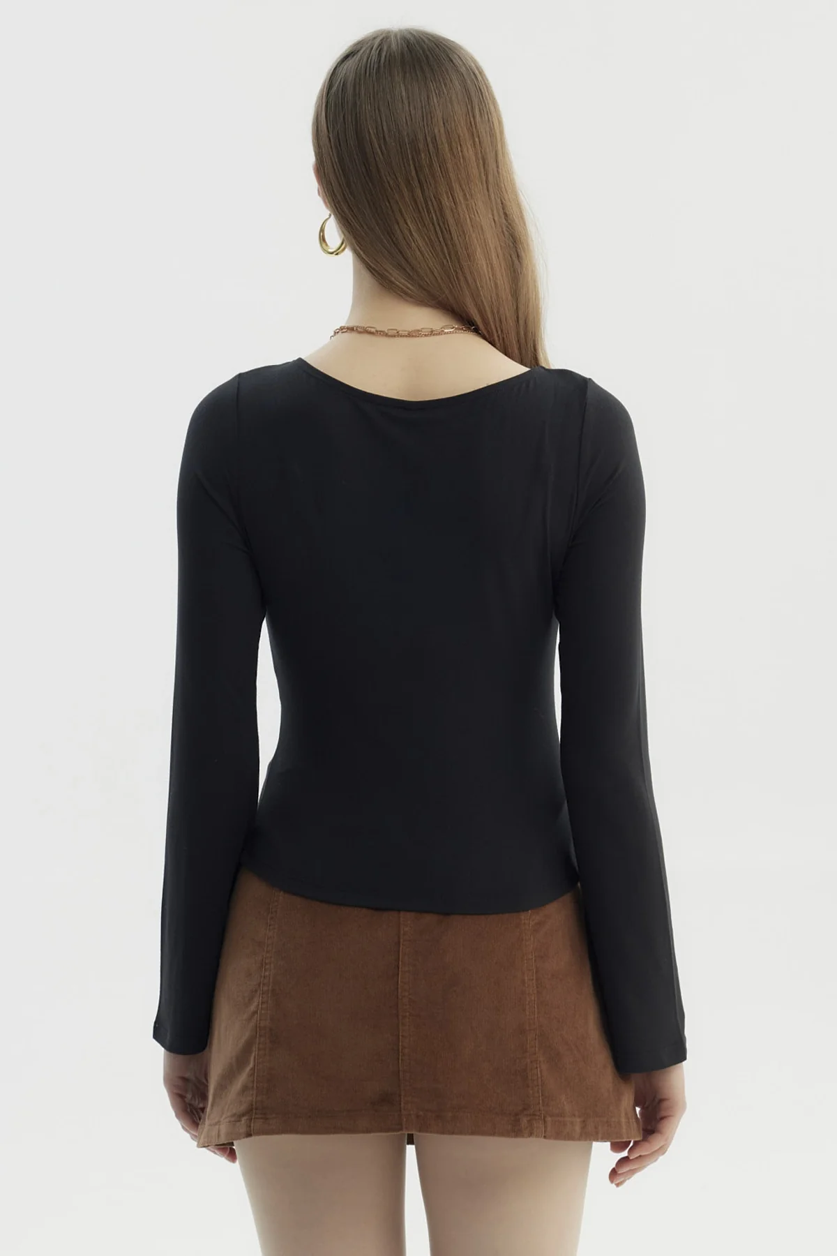Polera Mujer Juvenil Negro - Image 3