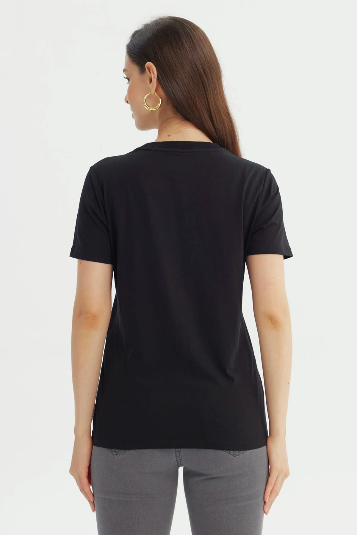 Polera Mujer Lilo & Stitch Negro - Image 3