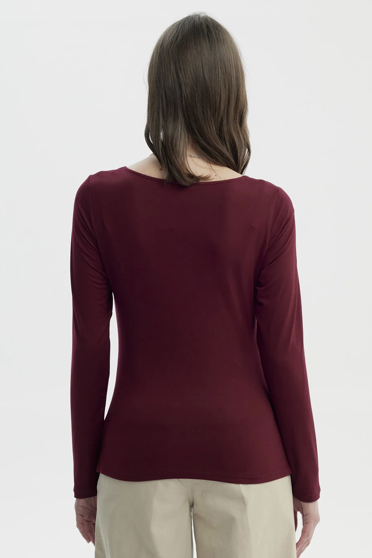 Polera Mujer Burdeo - Image 3