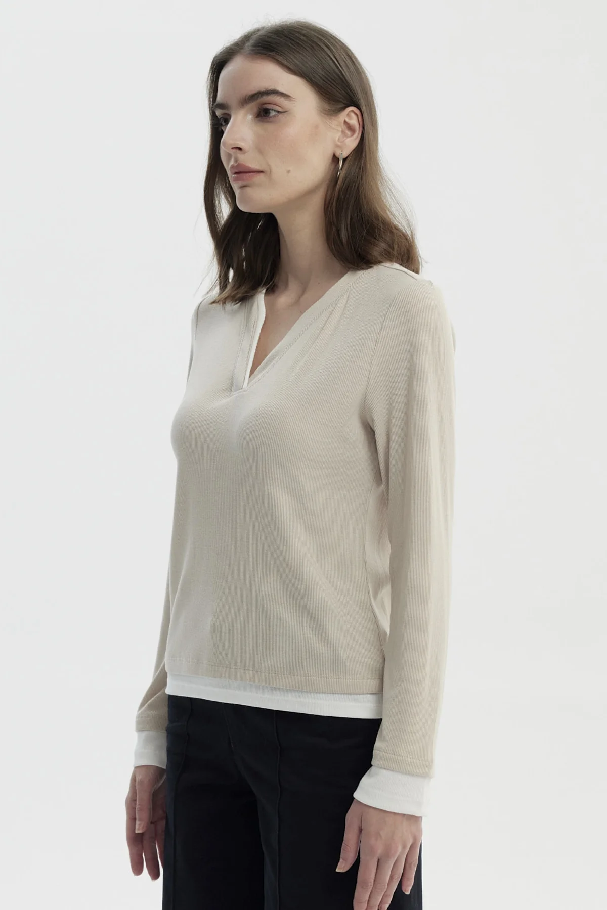 Polera Mujer Slim Arena - Image 2