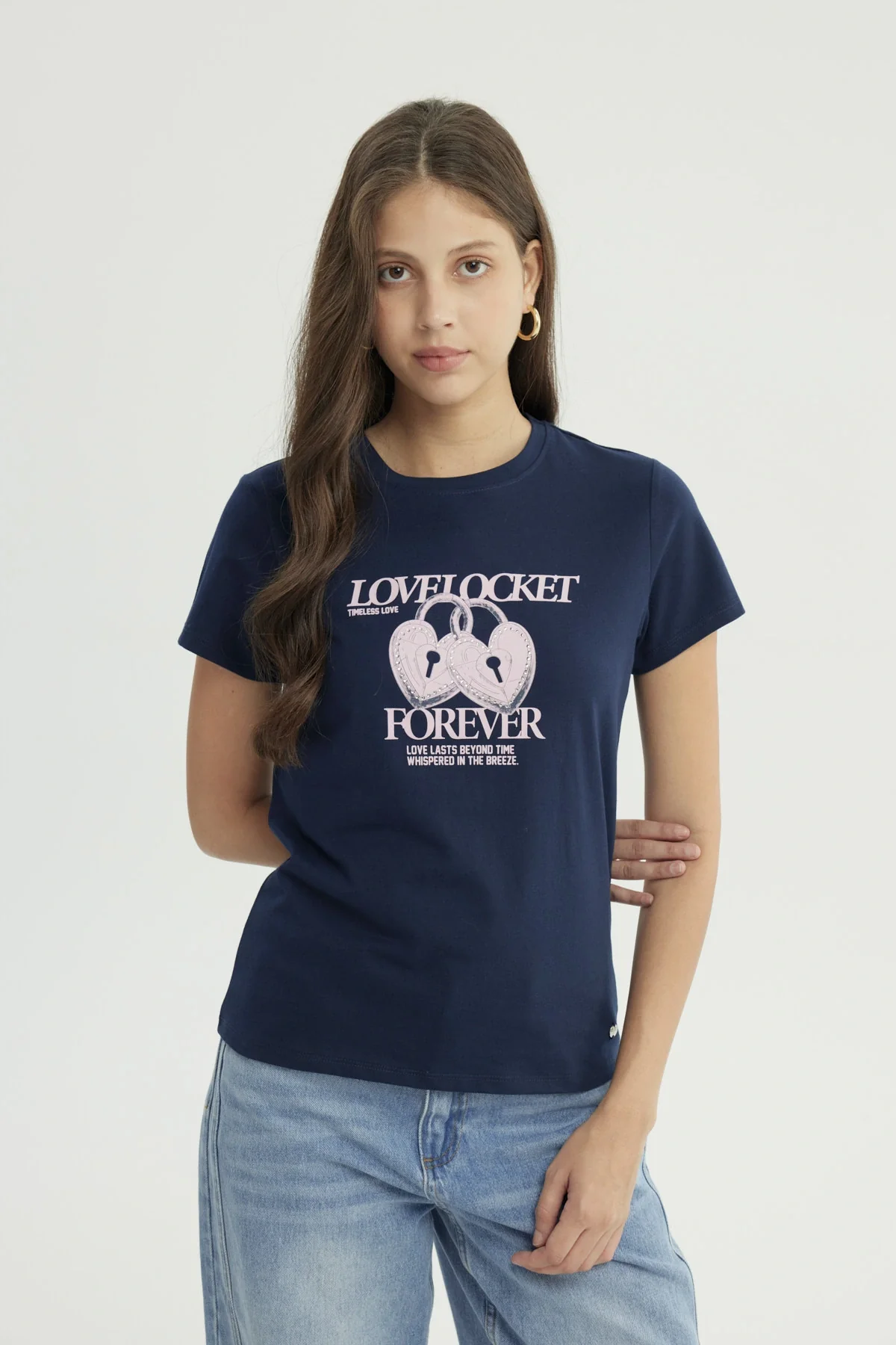Polera Mujer Slim Azul
