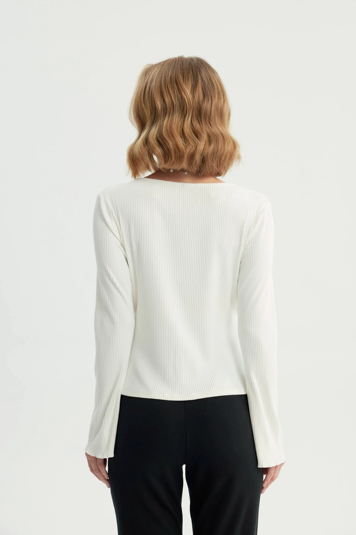 Polera Mujer Slim Crudo - Image 3