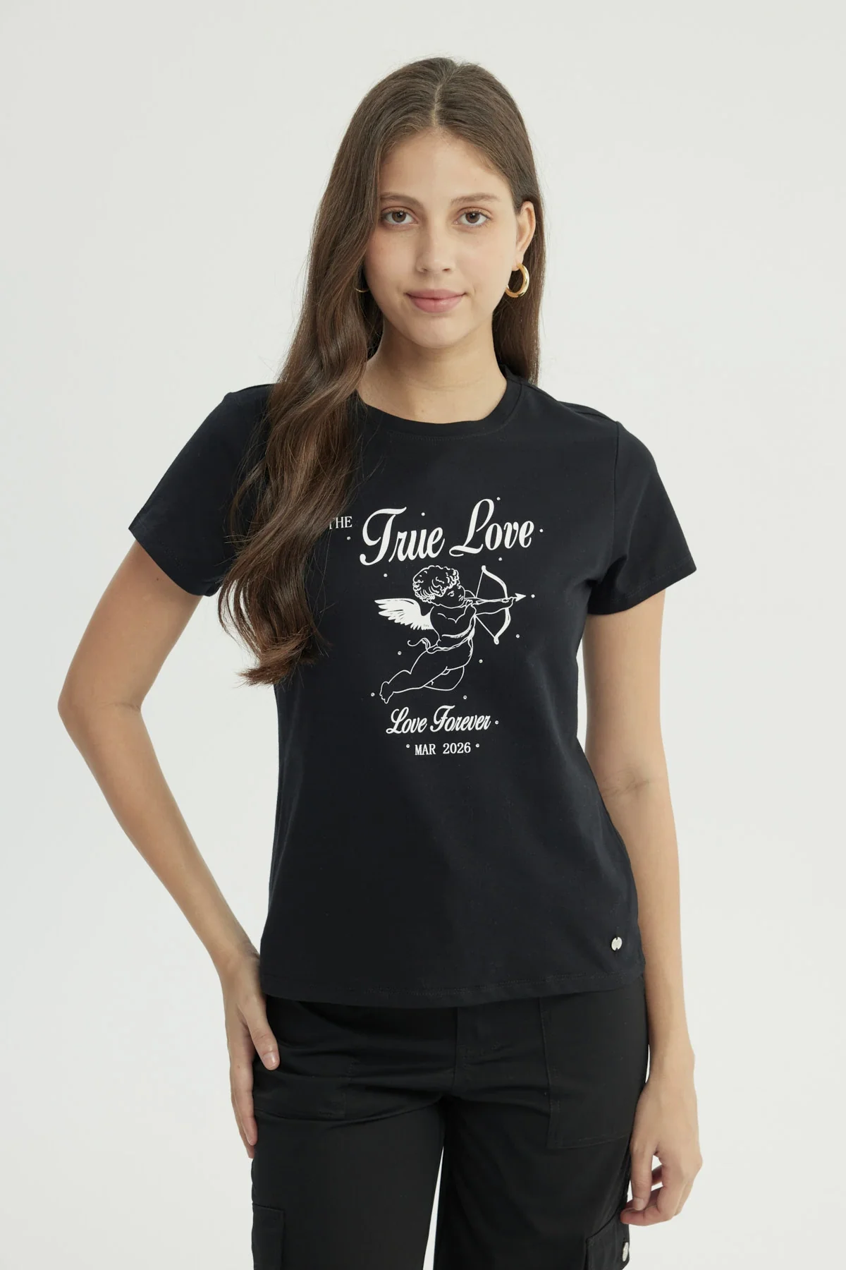 Polera Mujer Slim Negro