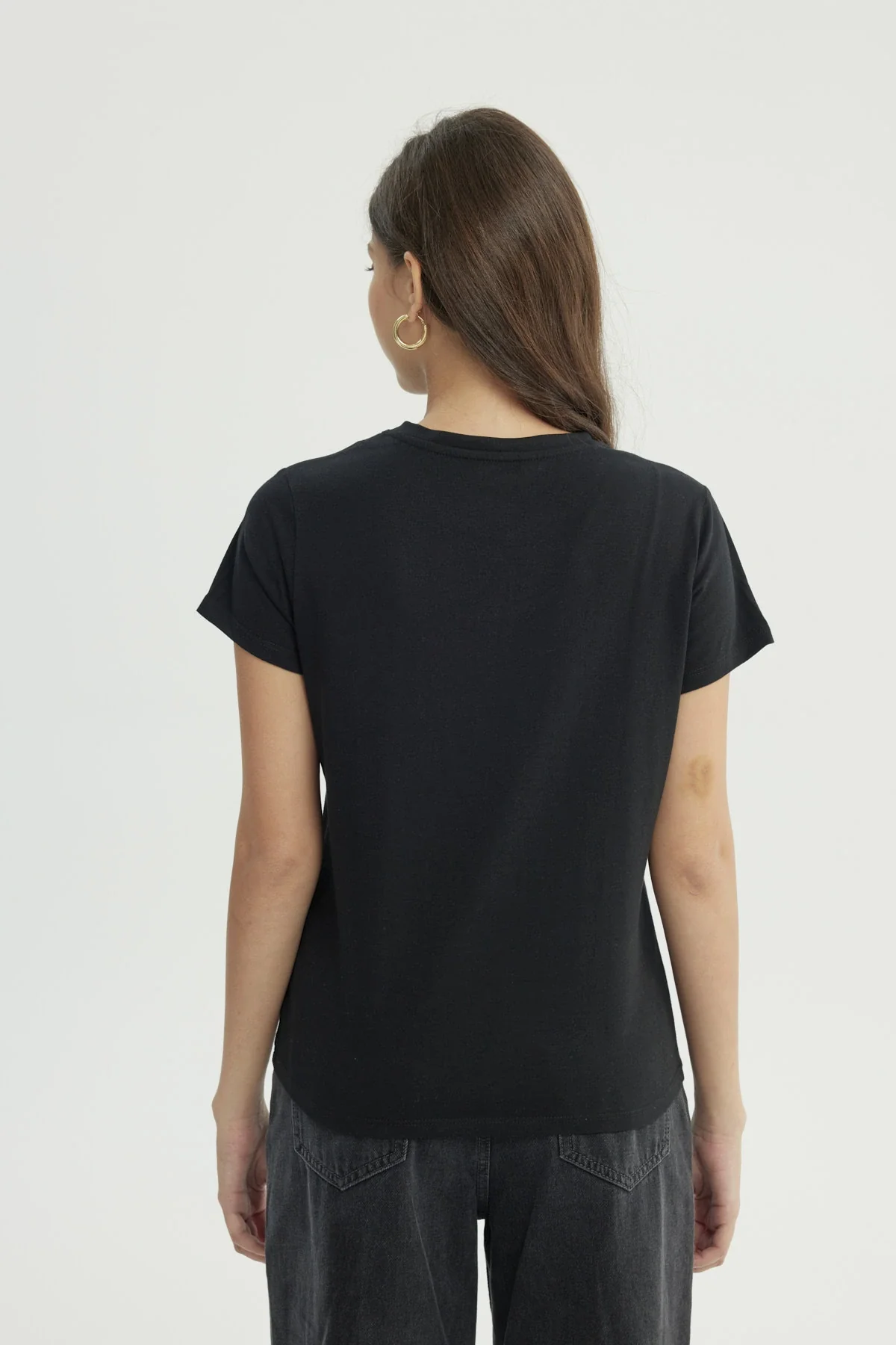 Polera Mujer Slim Negro - Image 3