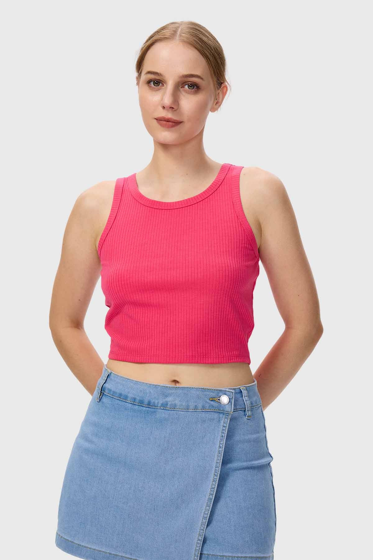 Polera Mujer Sudadera Magenta - Image 2