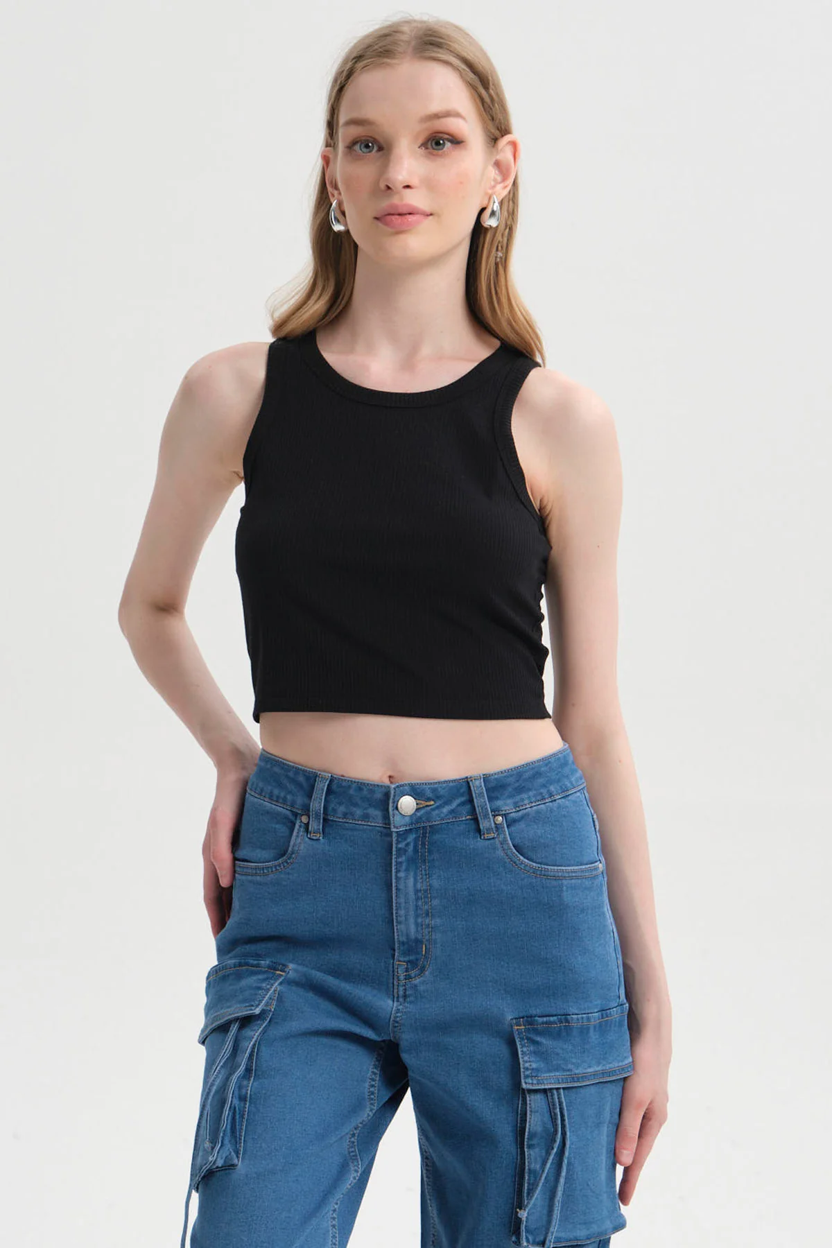 Polera Mujer Sudadera Negro