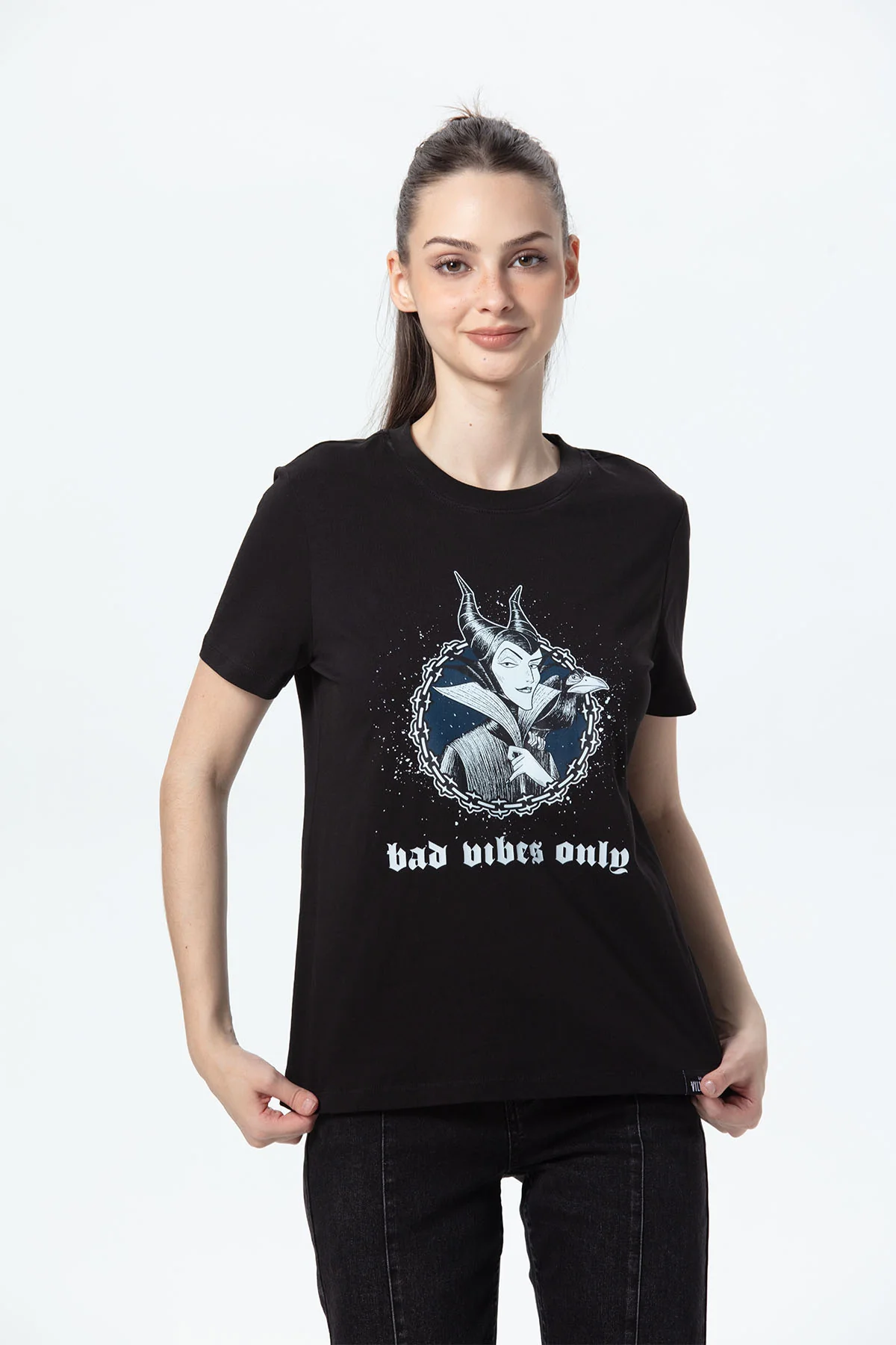 Polera Mujer Villanas Negro