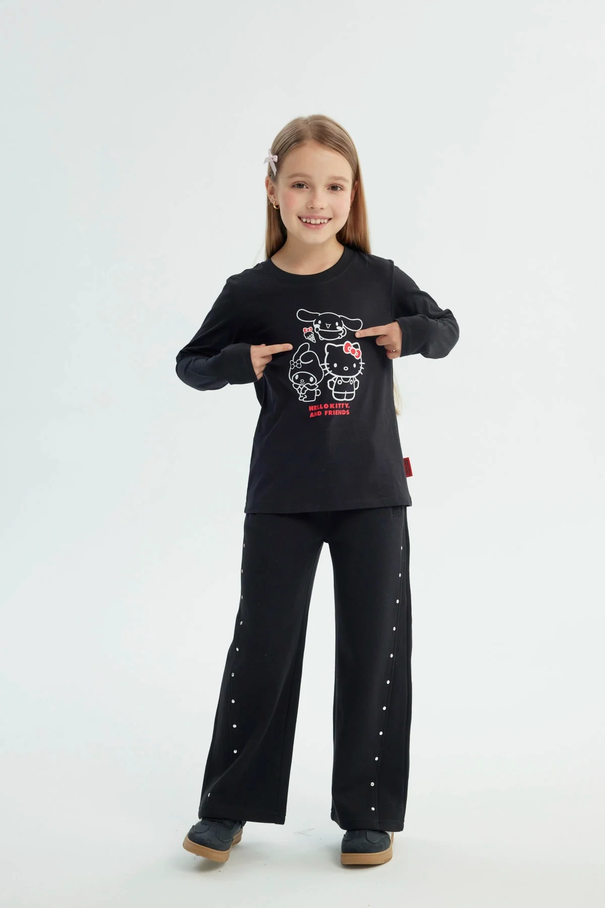 Polera Niña Hello Kitty Negro - Image 4