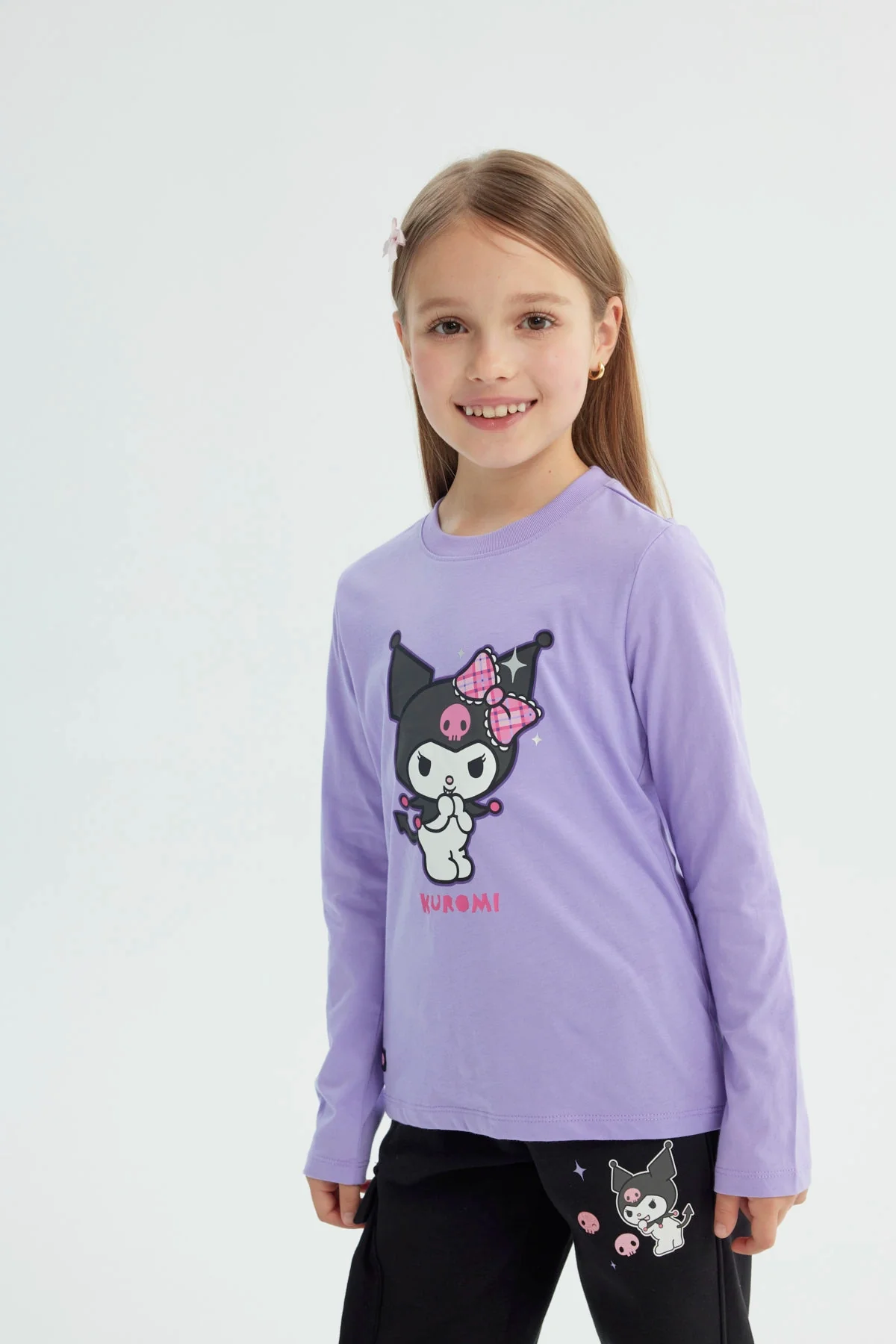 Polera Niña Kuromi Lila - Image 2