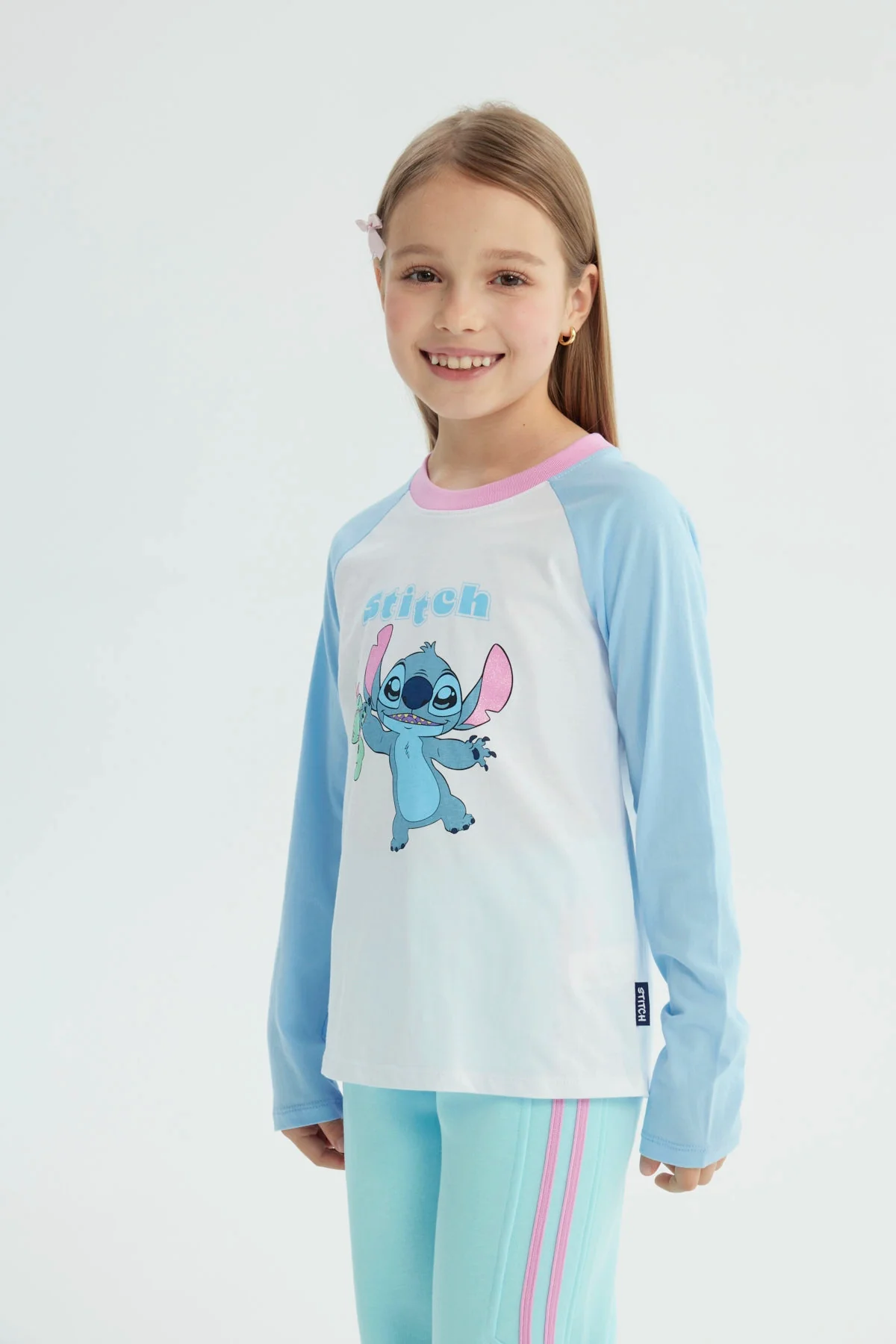 Polera Niña Lilo And Stich Crudo - Image 2