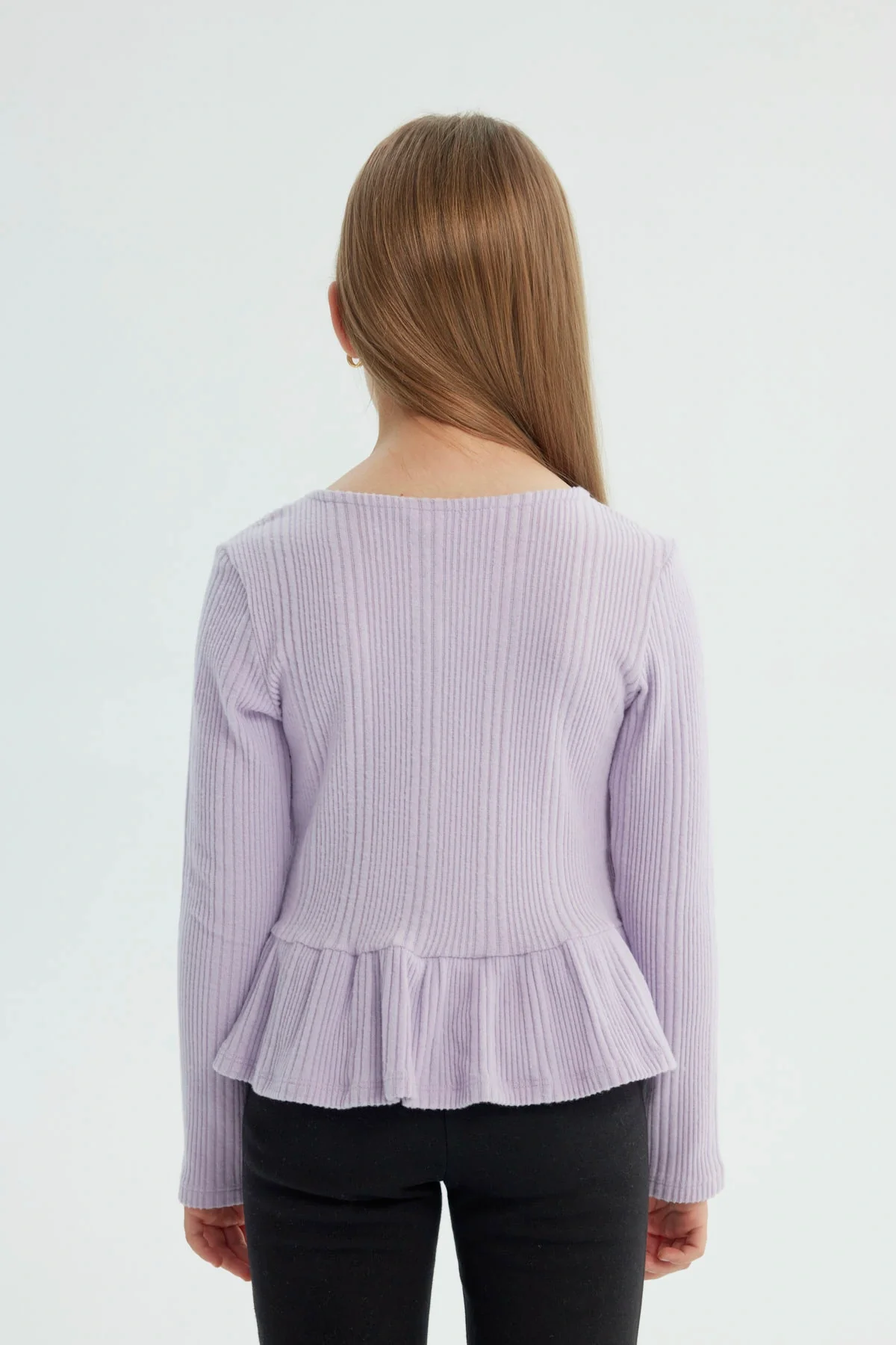 Polera Niña Regular Lila - Image 3