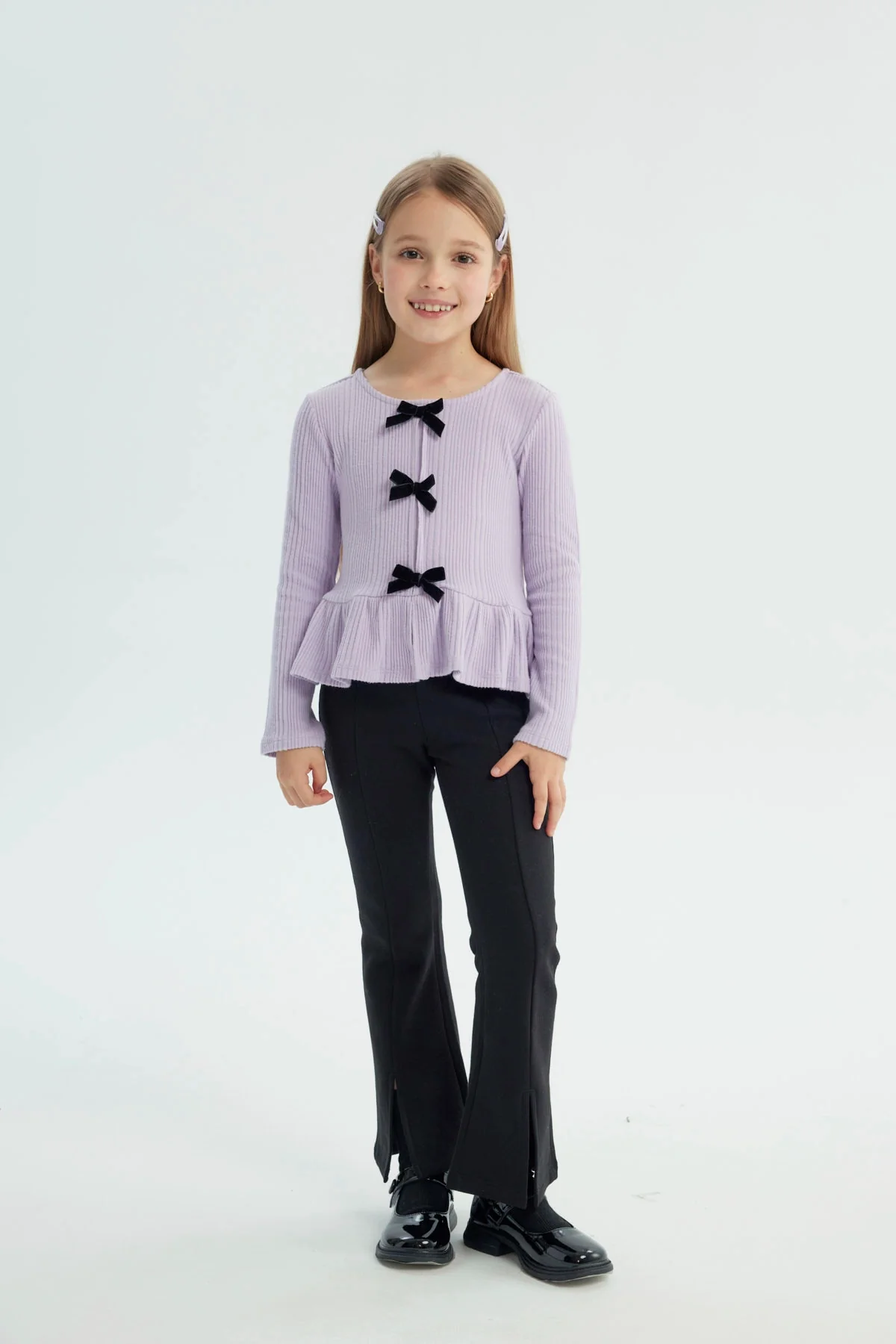 Polera Niña Regular Lila - Image 4