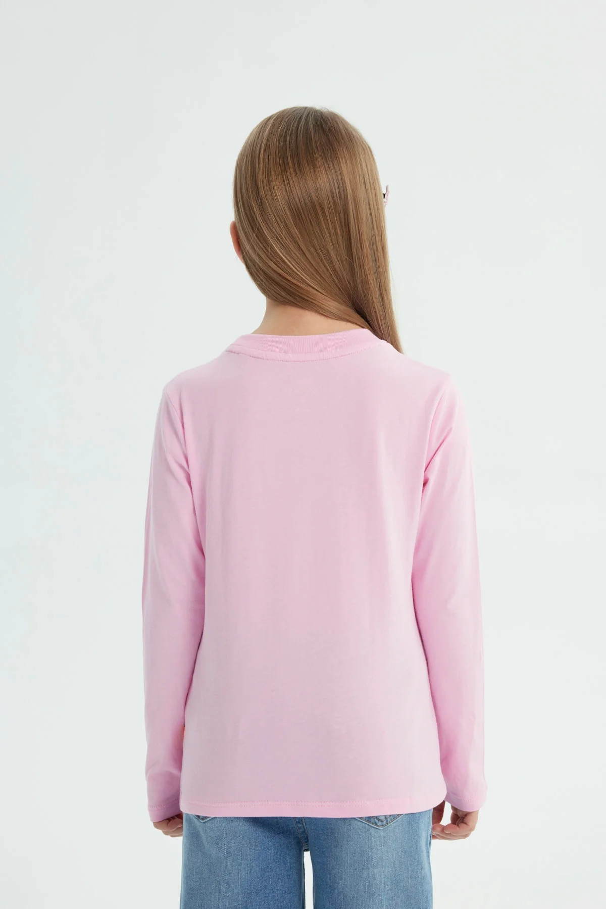 Polera Niña Rey León Rosado - Image 3