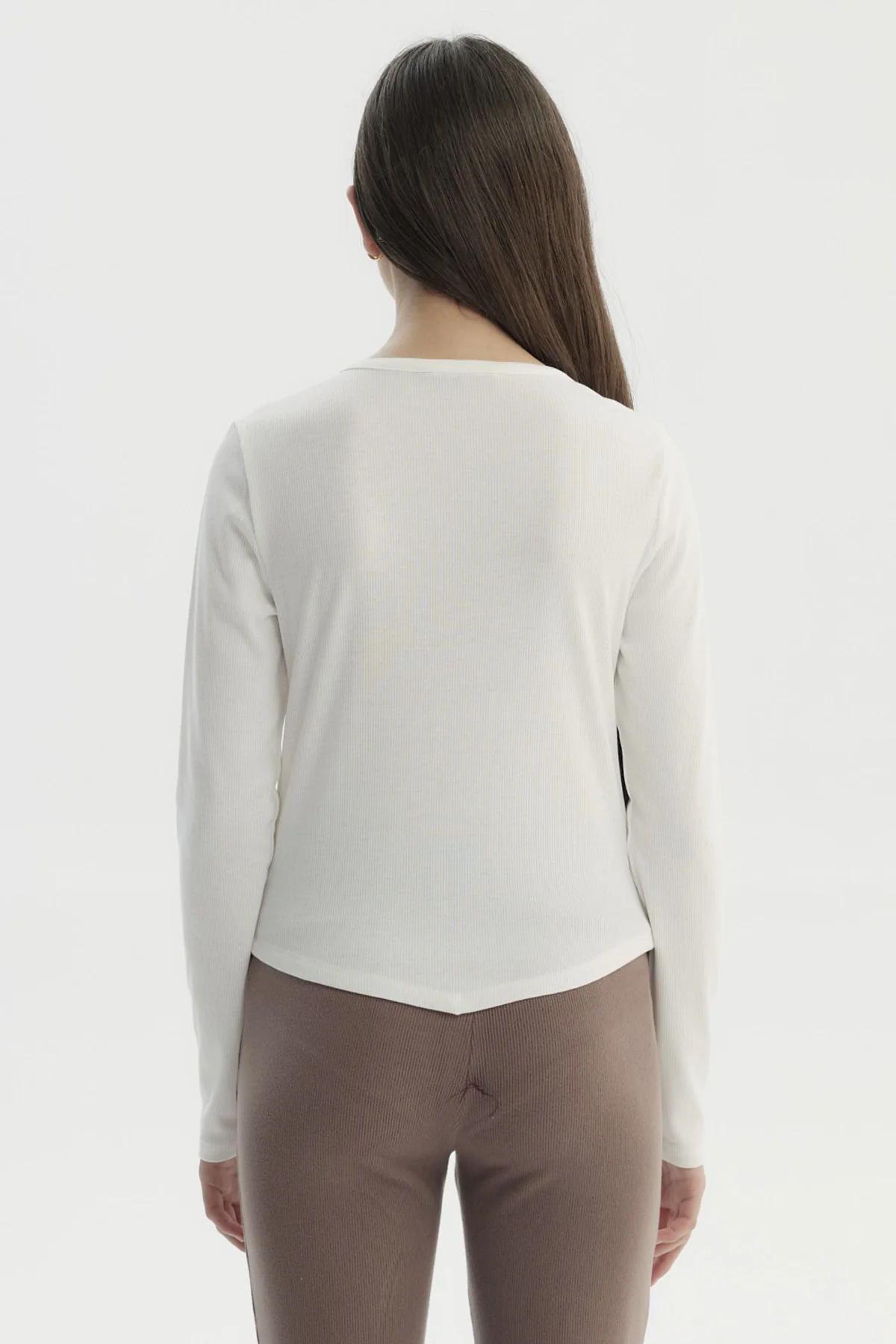Polera Niña Slim Crudo - Image 3