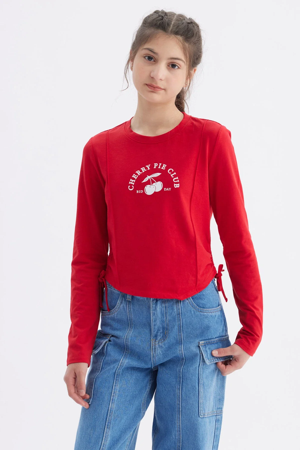 Polera Niña Slim Rojo