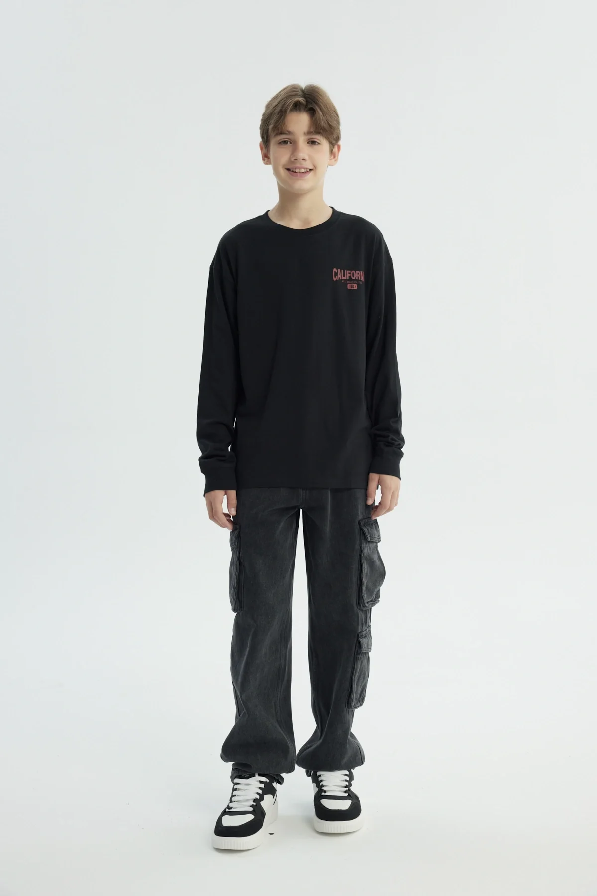 Polera Niño Classic Negro - Image 4