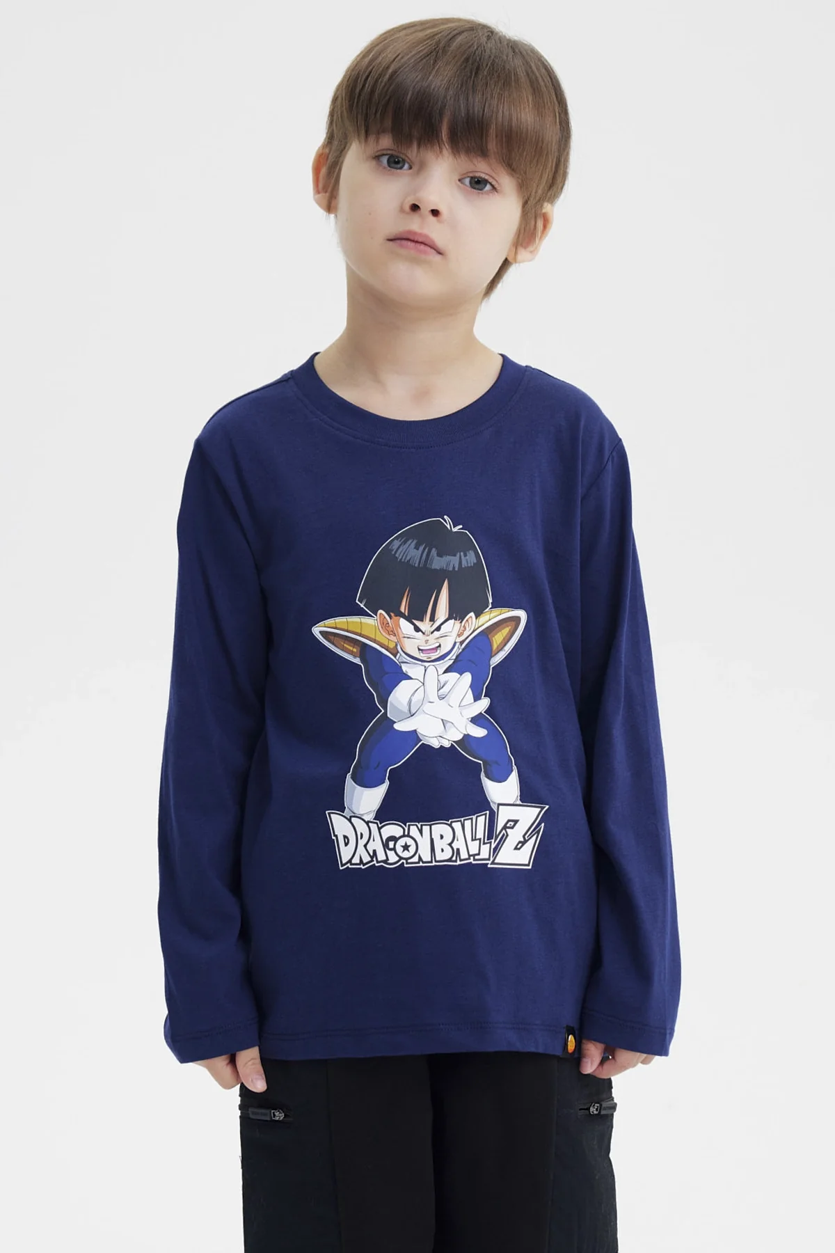 Polera Niño Dragon Ball Z Azul Marino