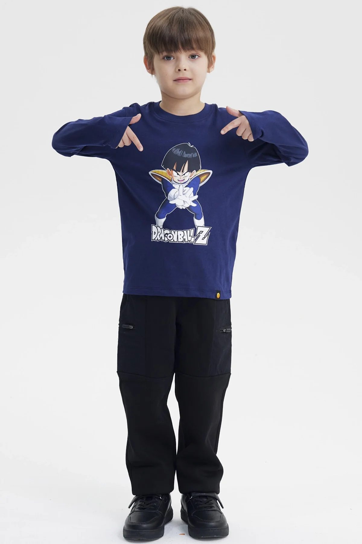 Polera Niño Dragon Ball Z Azul Marino - Image 4
