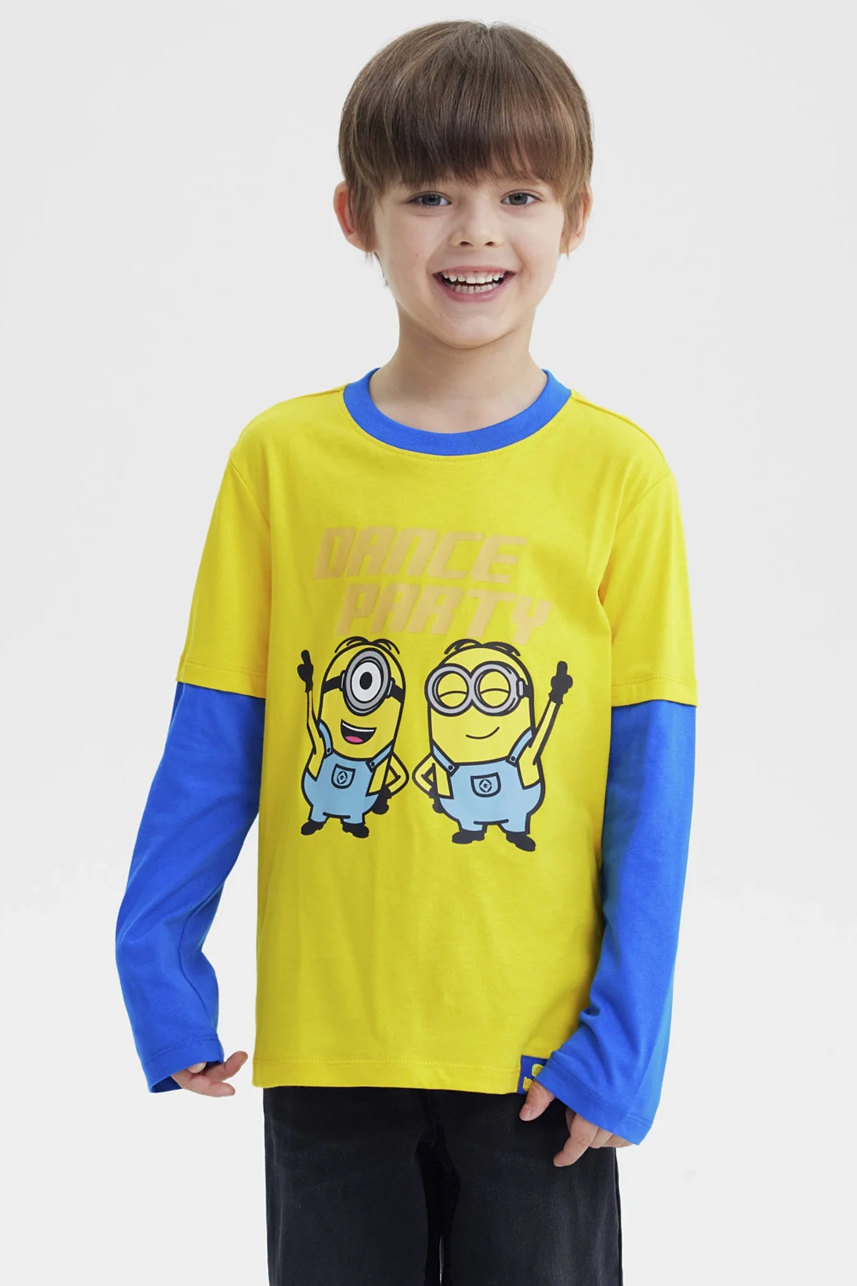 Polera Niño Minions Amarillo