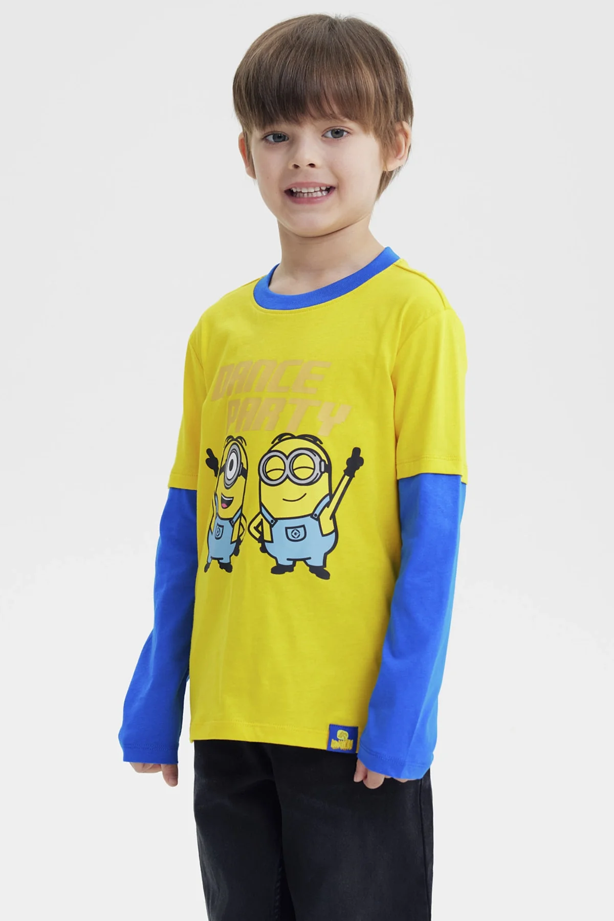 Polera Niño Minions Amarillo - Image 2