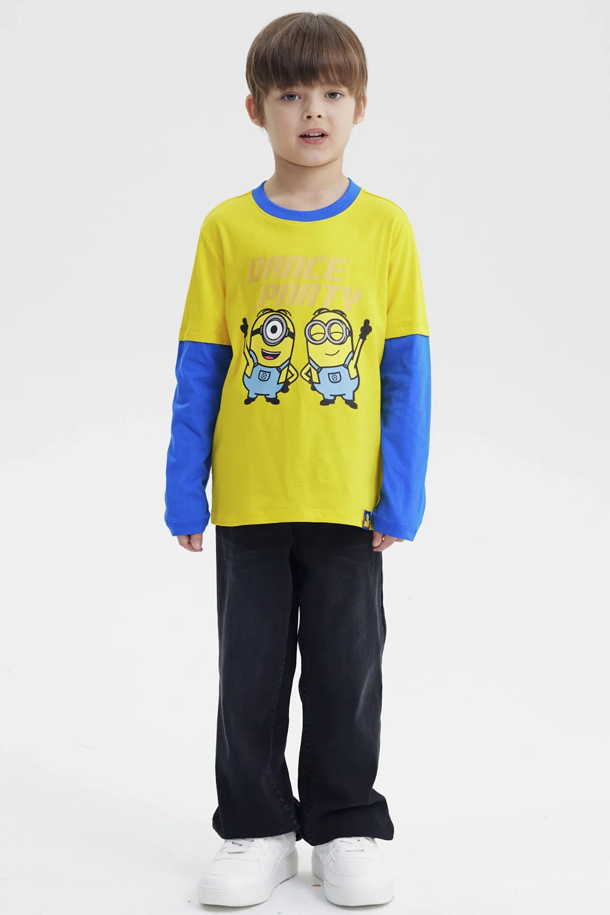 Polera Niño Minions Amarillo - Image 4