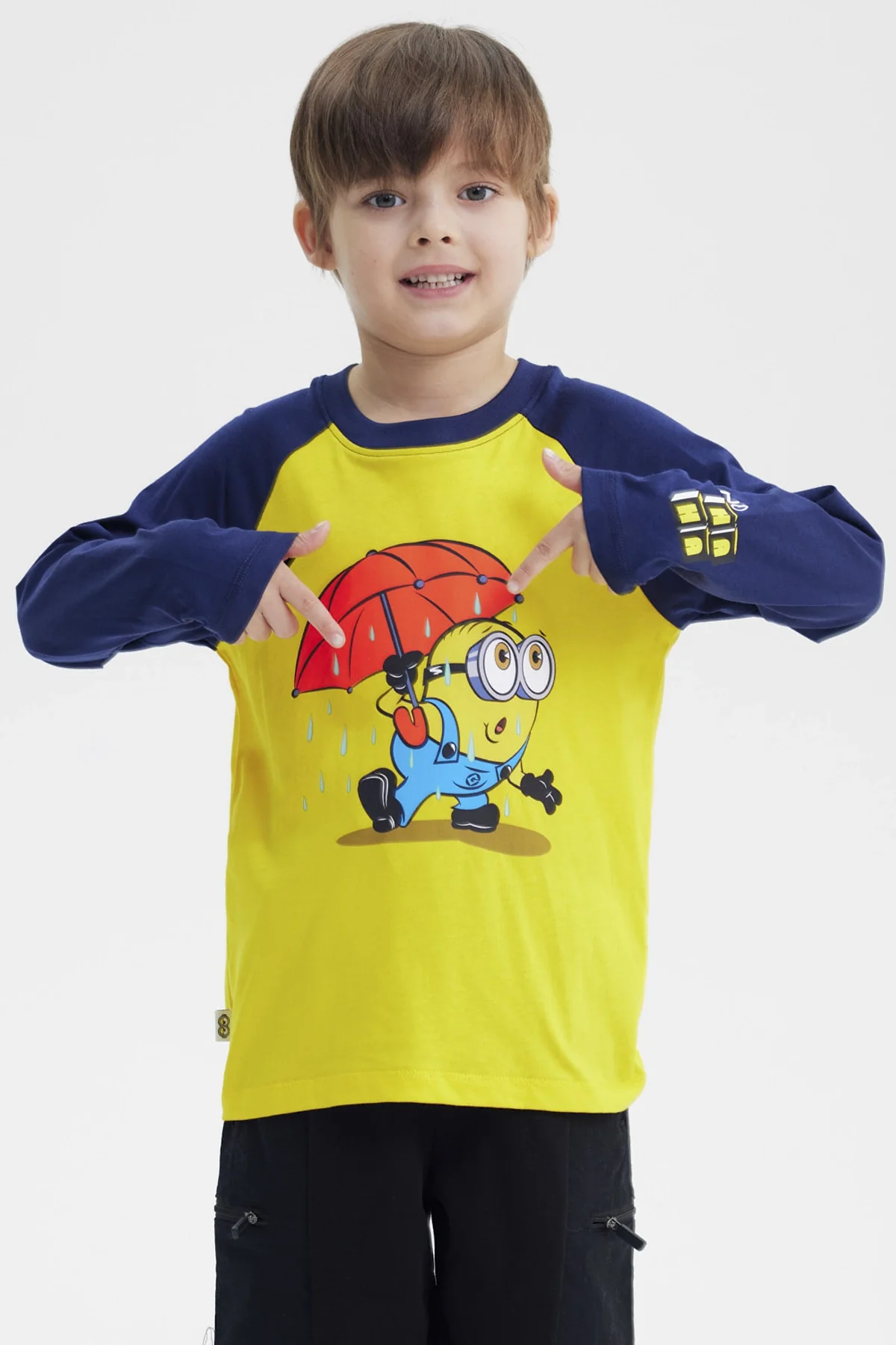 Polera Niño Minions Amarillo