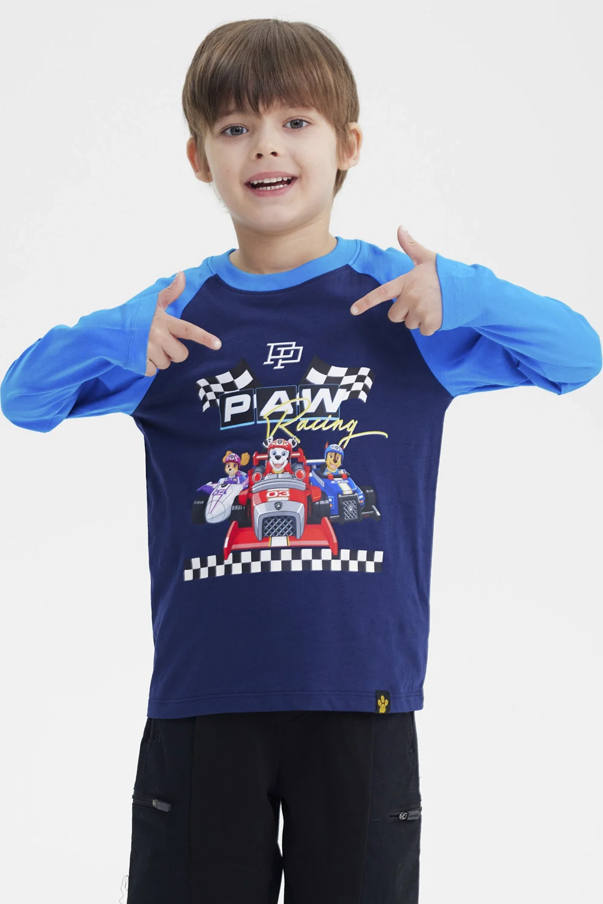 Polera Niño Paw Patrol Azul Marino
