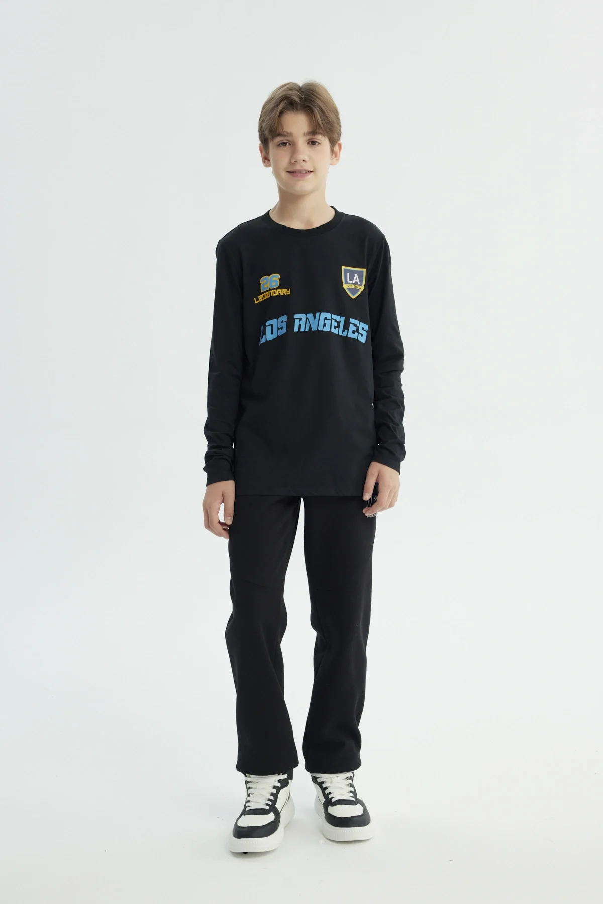 Polera Niño Regular Negro - Image 4