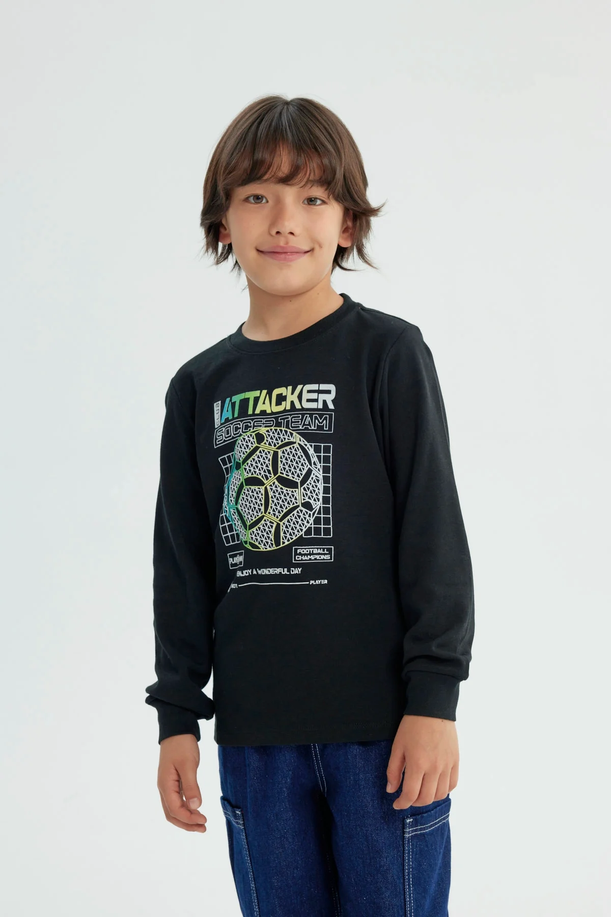 Polera Niño Regular Negro