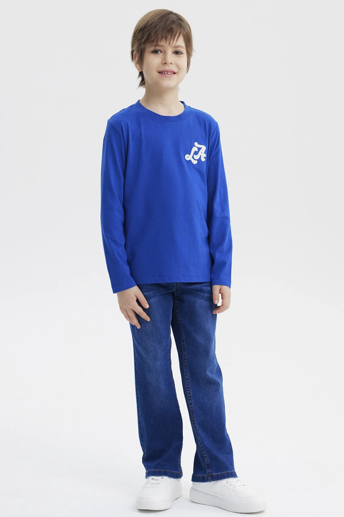 Polera Niño Slim Azul - Image 4