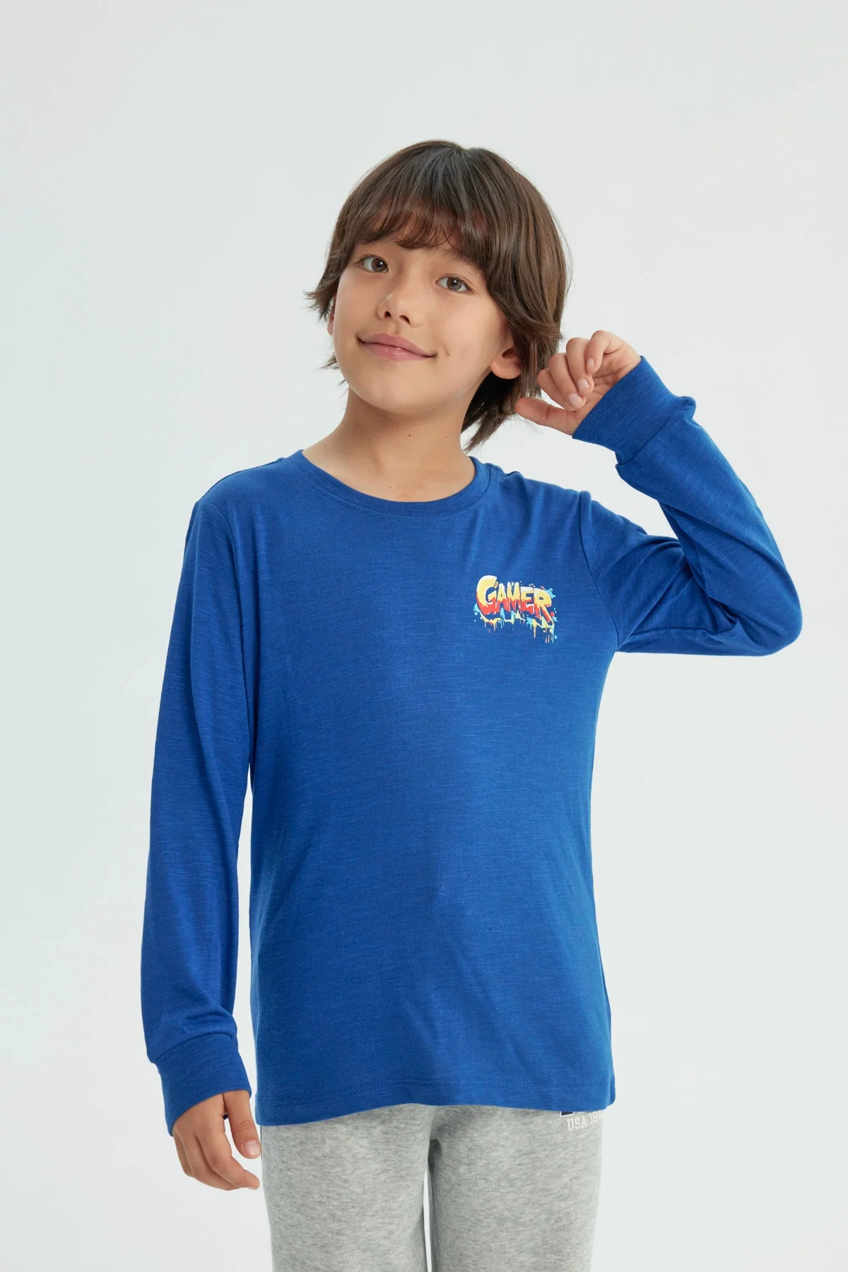 Polera Niño Slim Azulino
