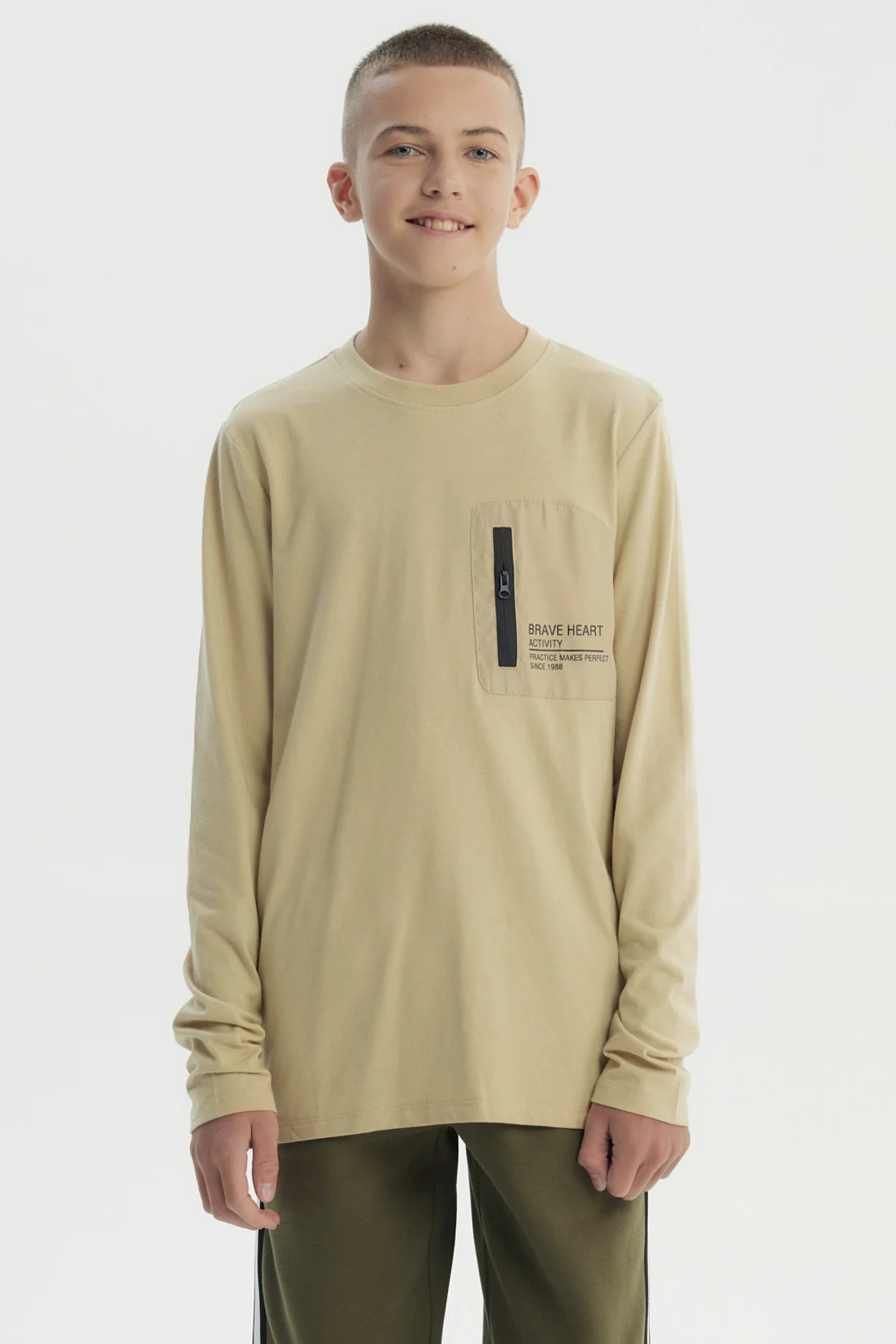 Polera Niño Slim Beige