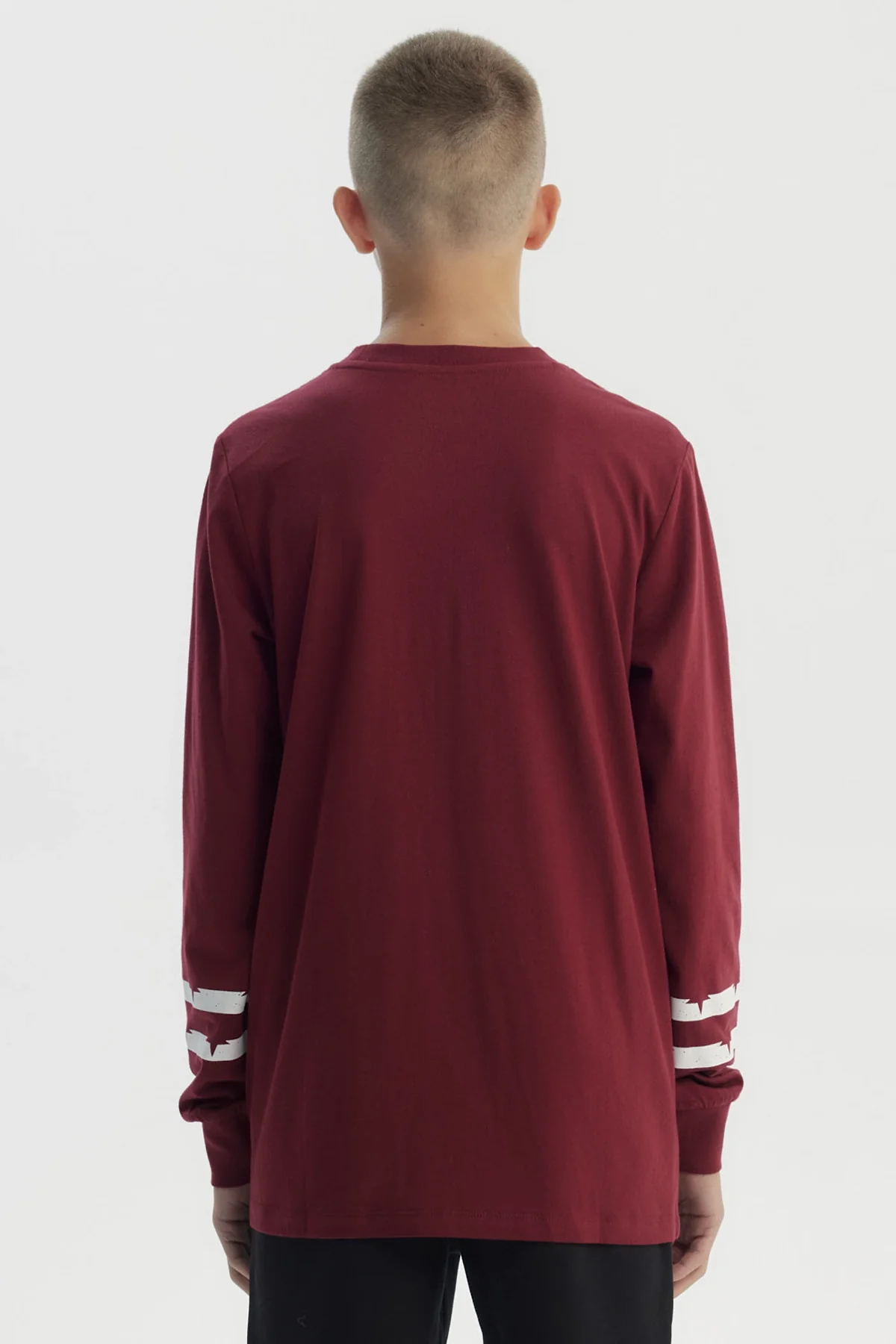 Polera Niño Slim Burdeo - Image 3
