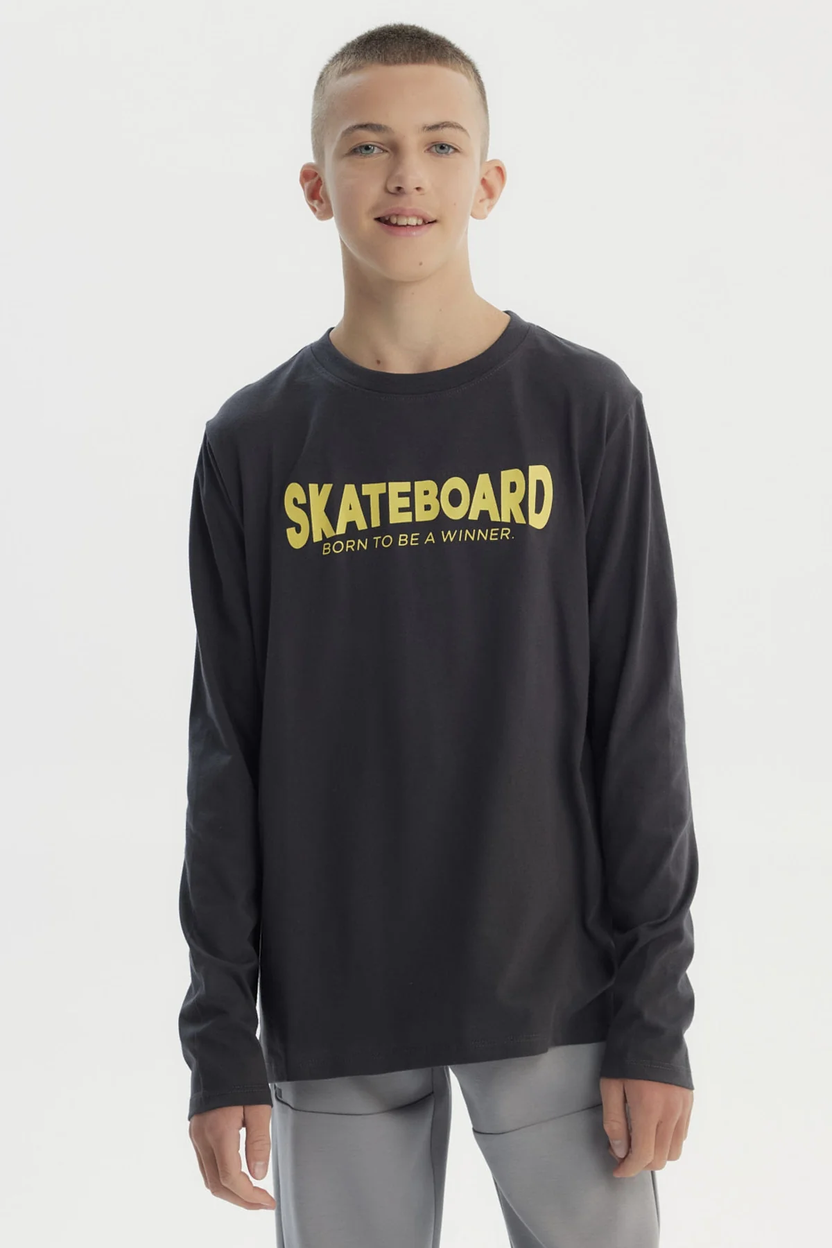 Polera Niño Slim Marengo