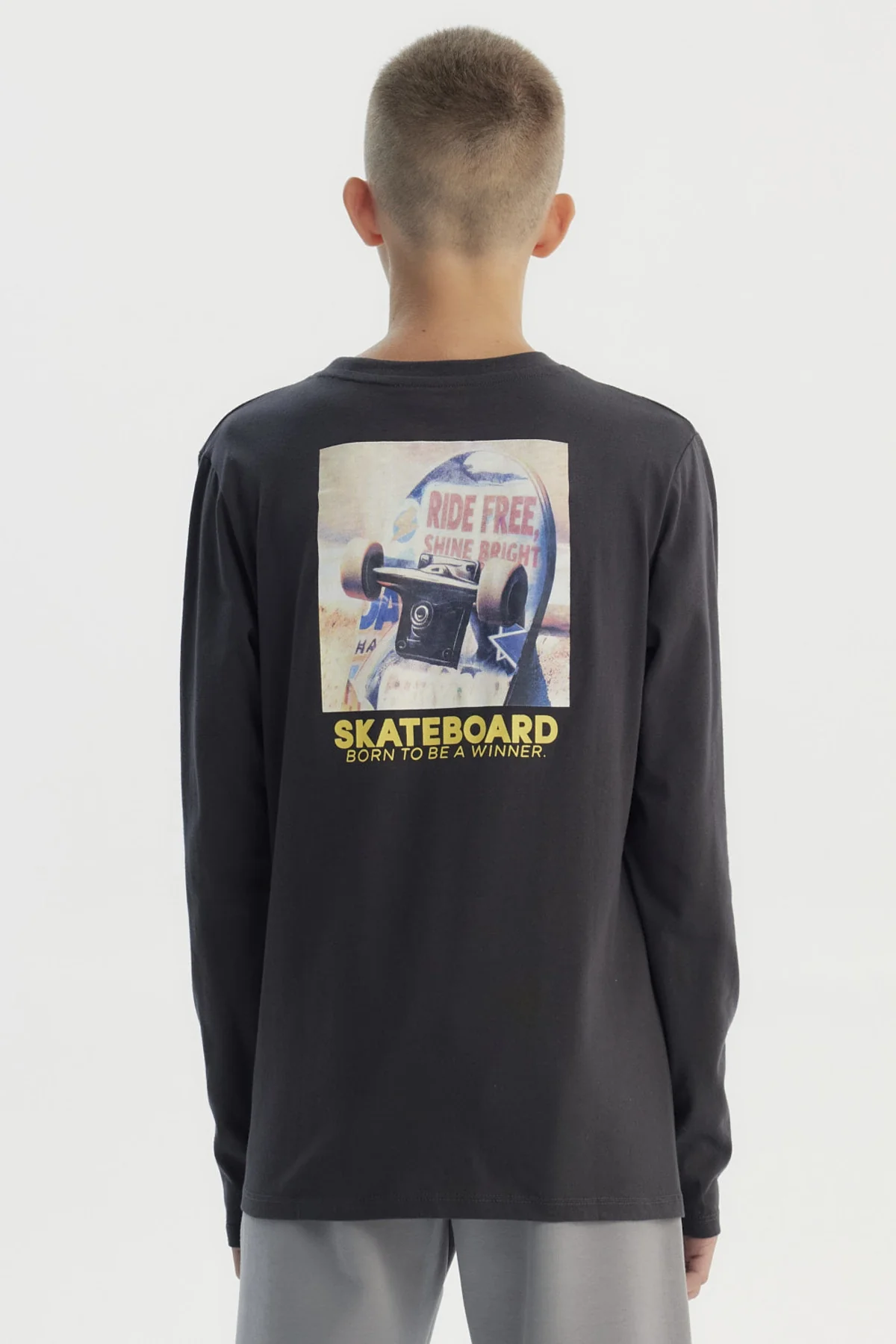 Polera Niño Slim Marengo - Image 2