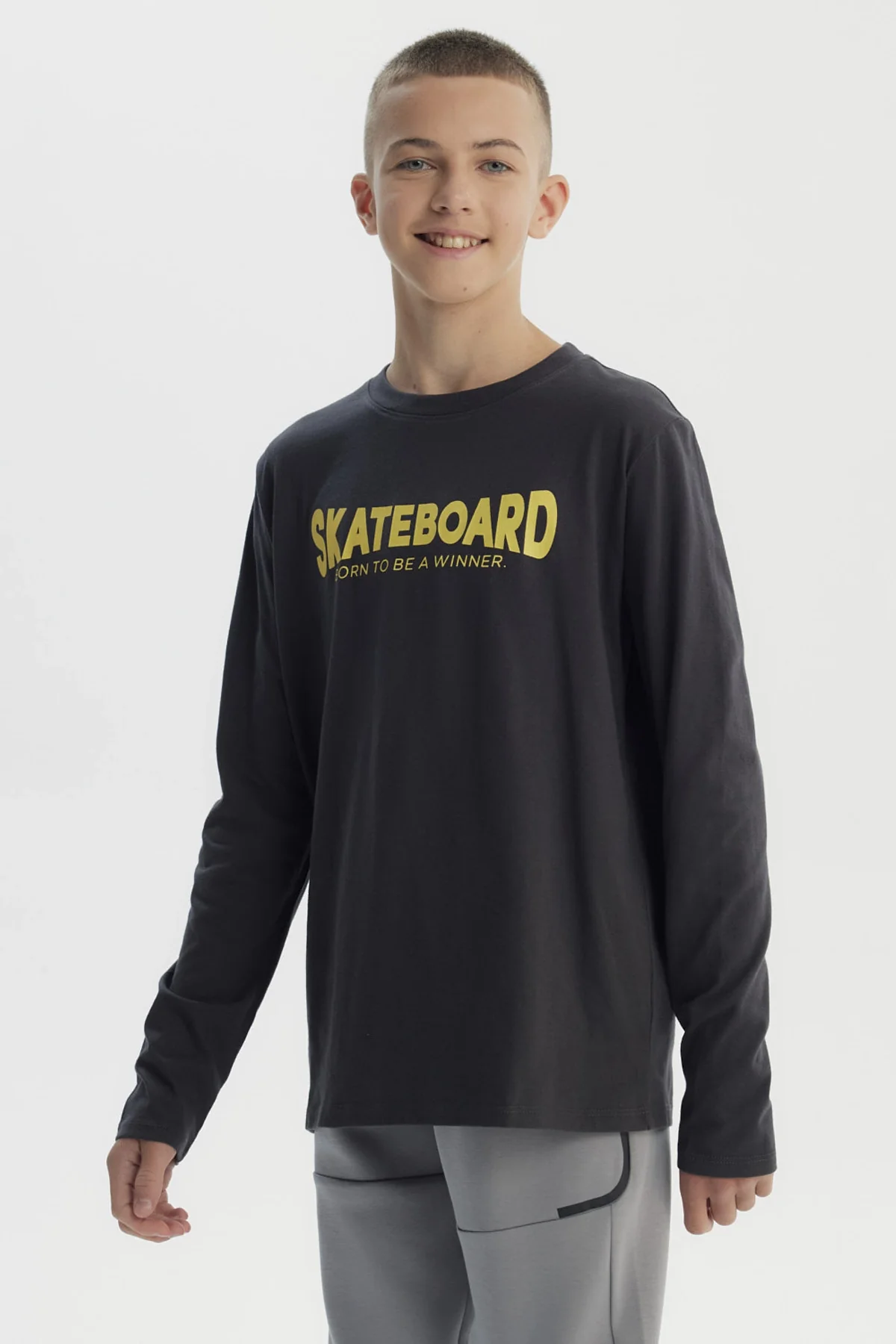 Polera Niño Slim Marengo - Image 3