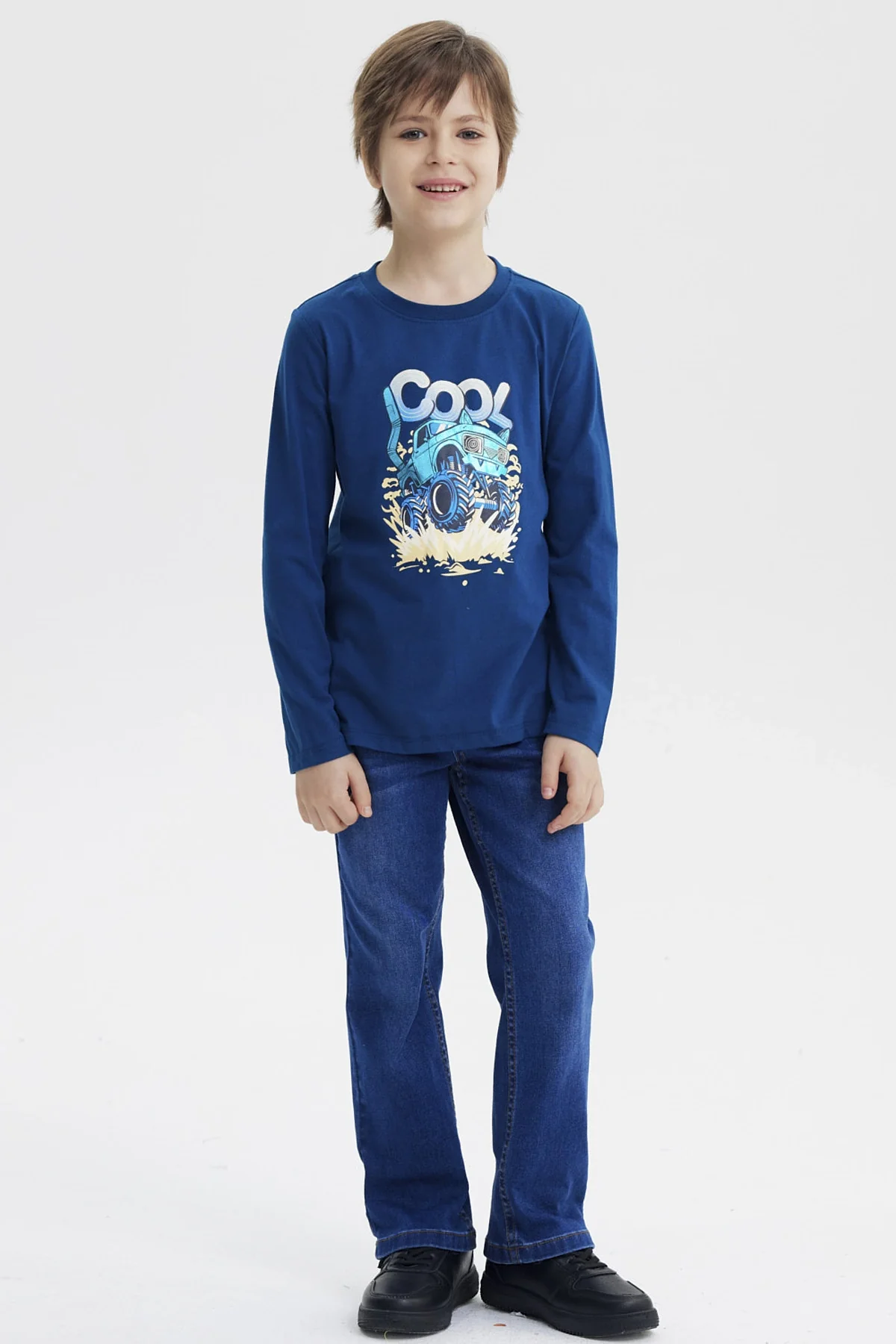 Polera Niño Slim Petroleo - Image 4