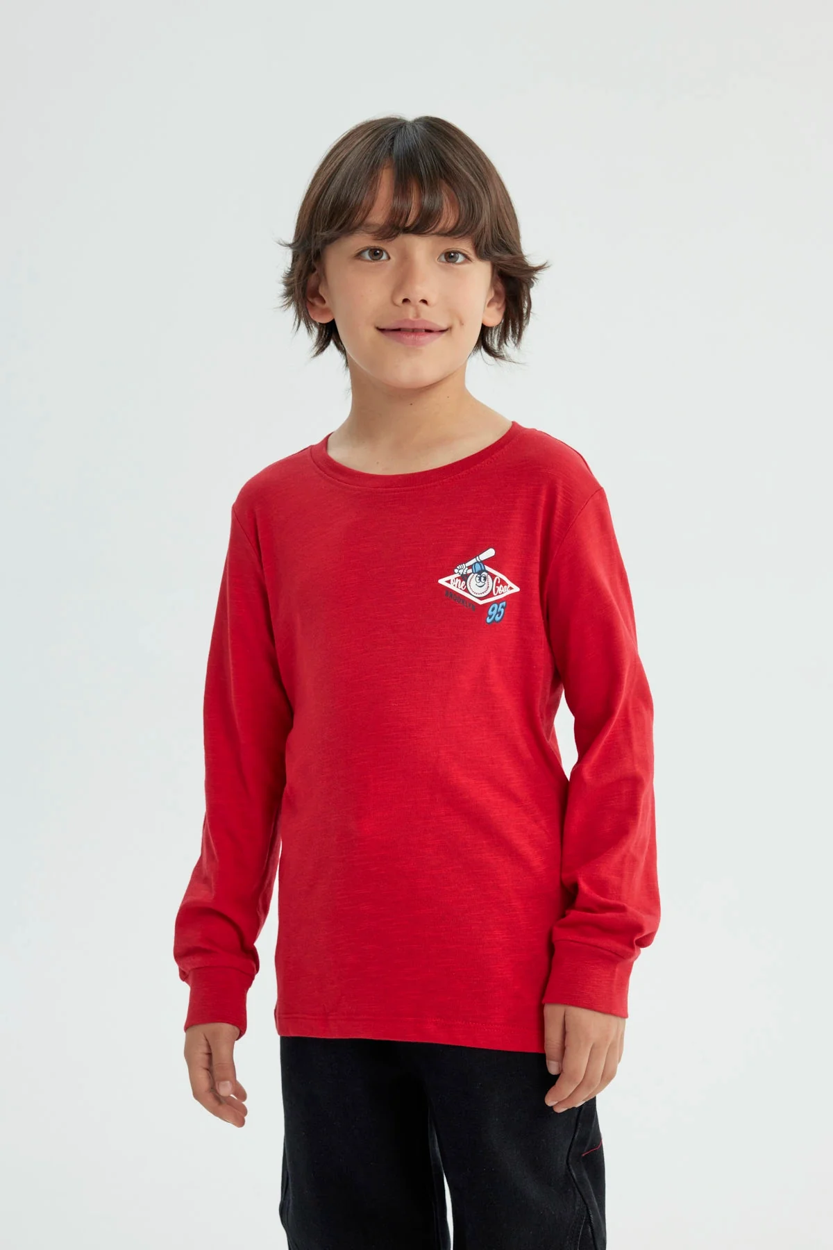 Polera Niño Slim Rojo