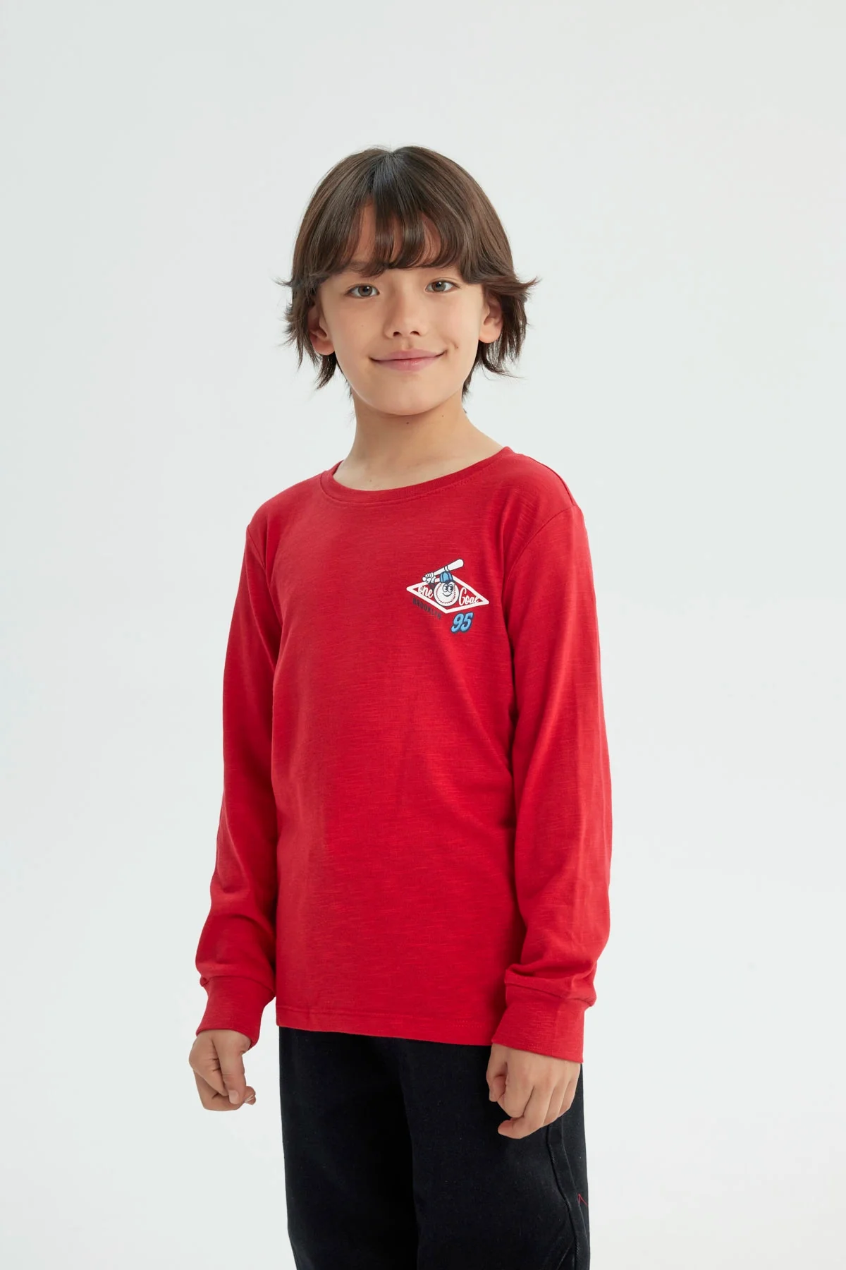 Polera Niño Slim Rojo - Image 2