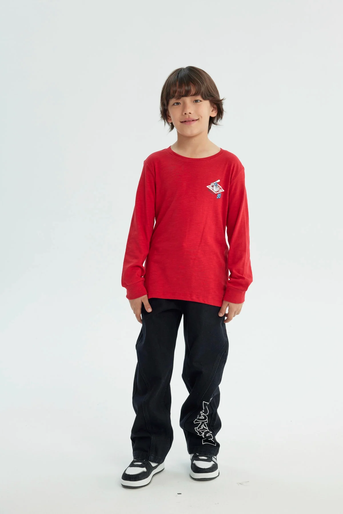 Polera Niño Slim Rojo - Image 4